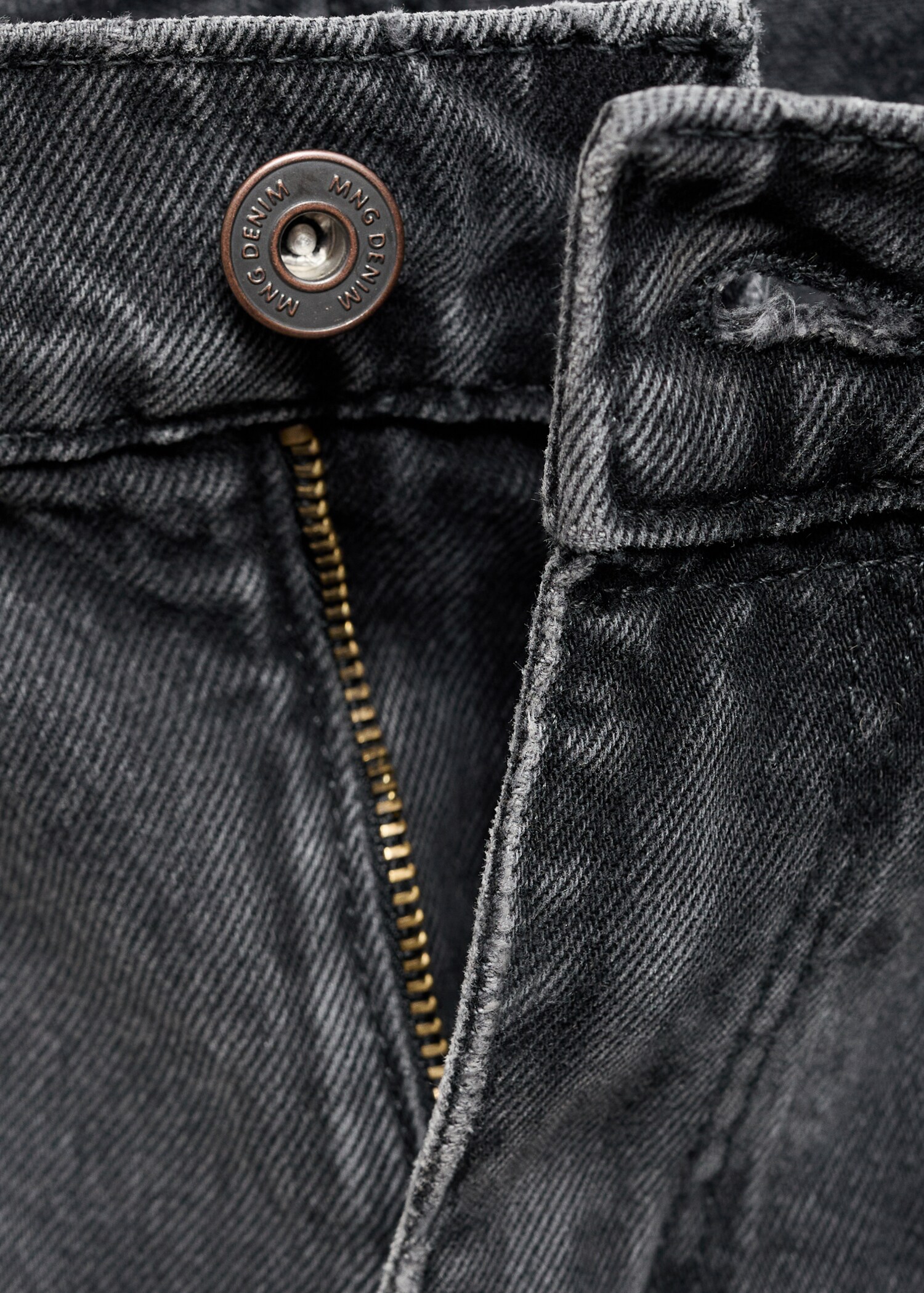 Jean straight-fit gris foncé - Détail de l'article 8