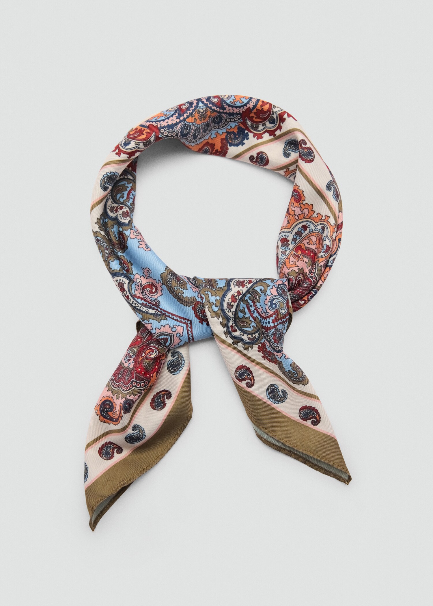 Paisley print scarf - Details of the article 1