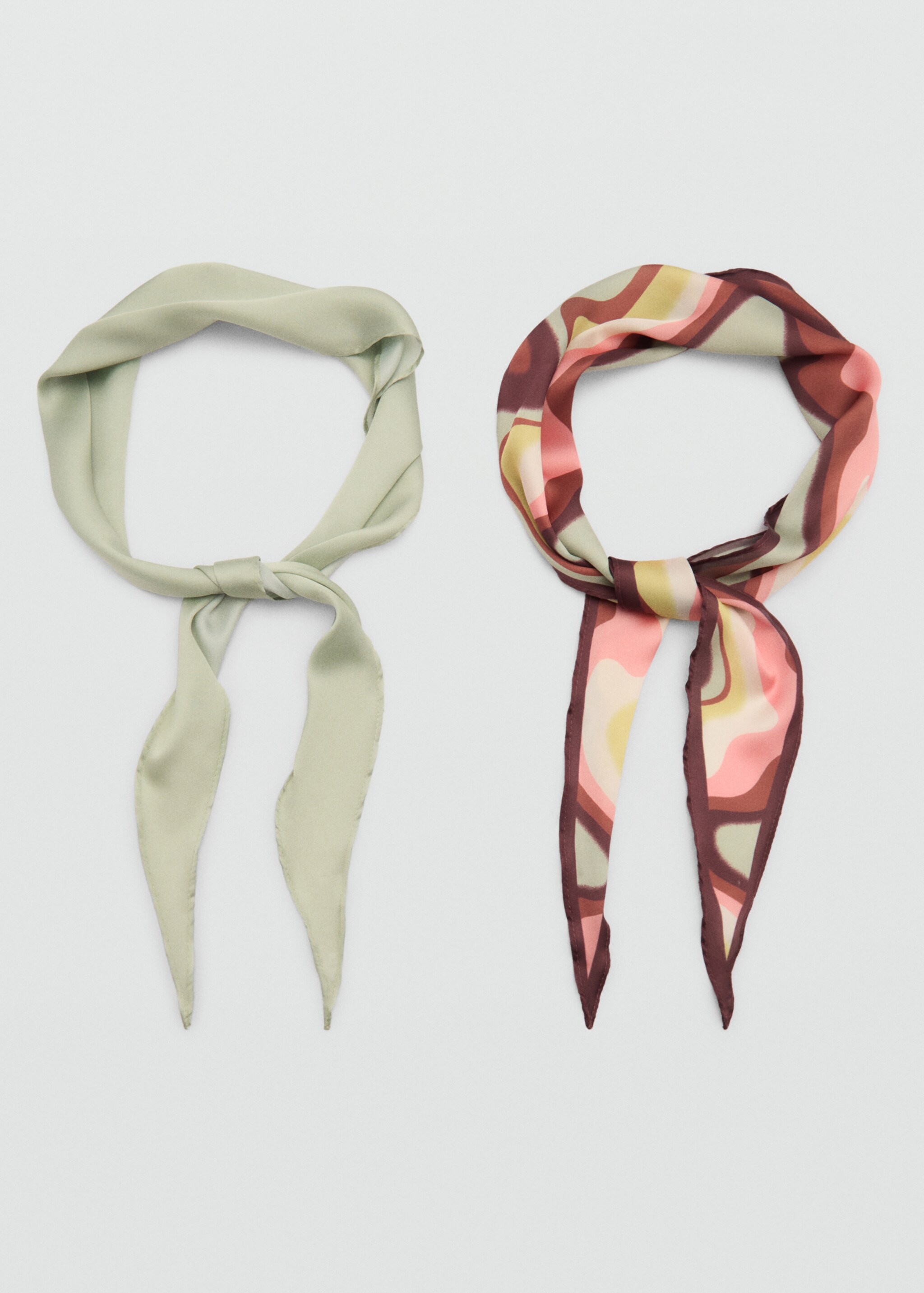 Pack of 2 combined scarves - Details of the article 1