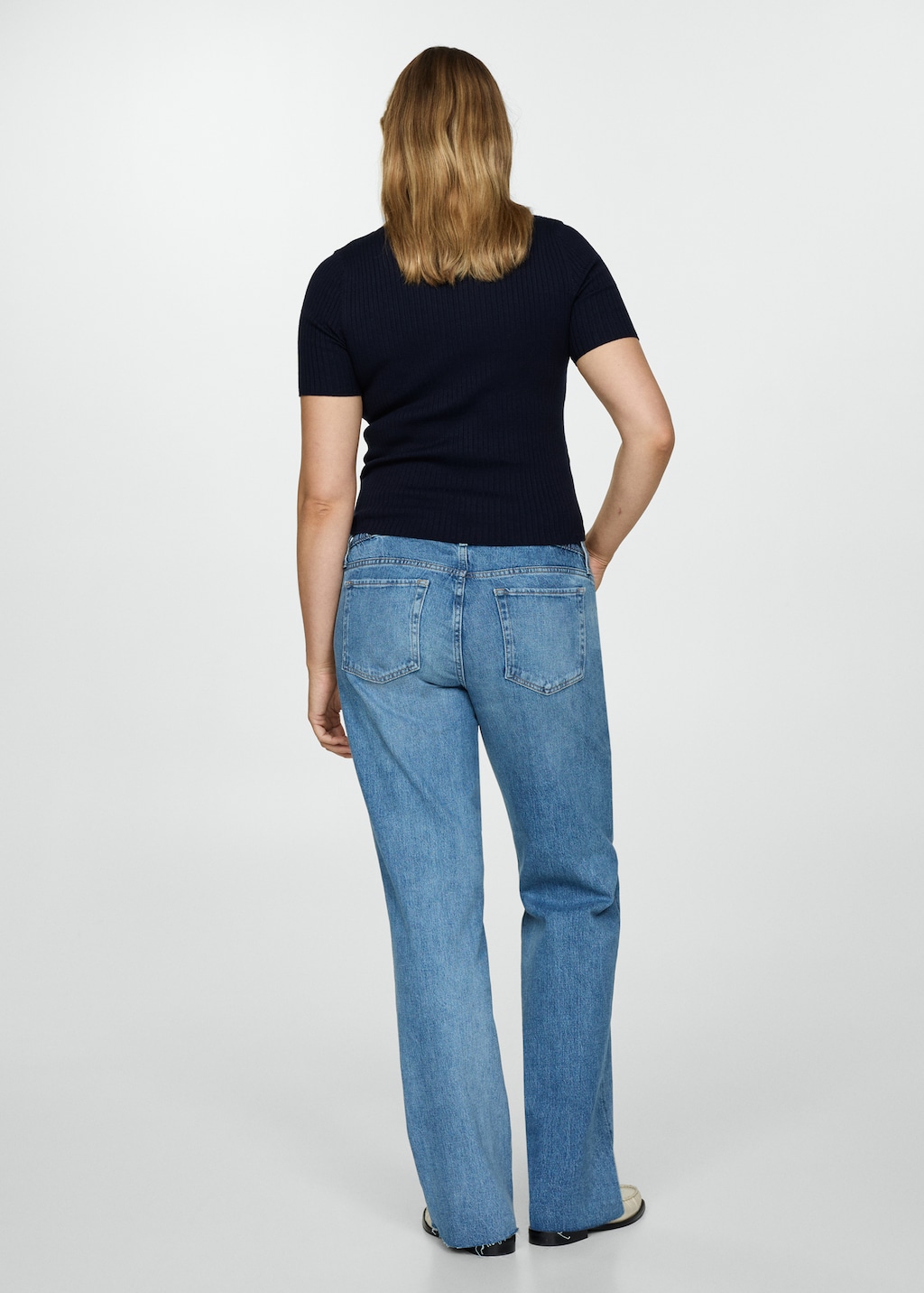 Maternity wideleg jeans