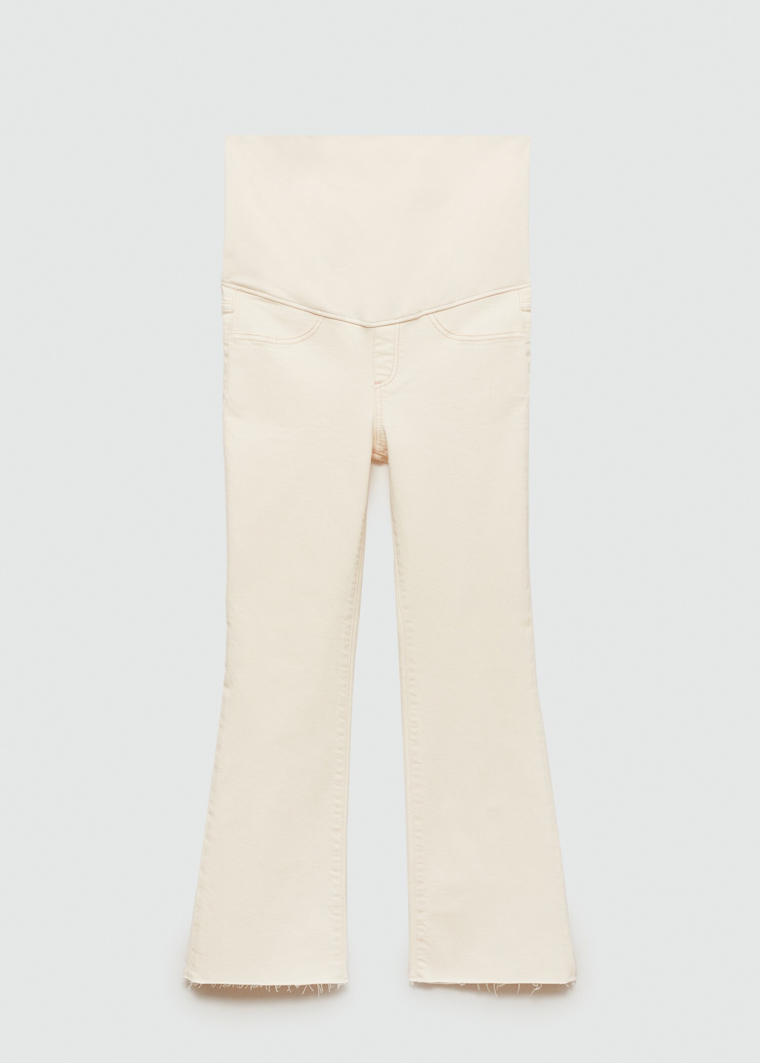 Maternity flared cropped jeans - Article without model