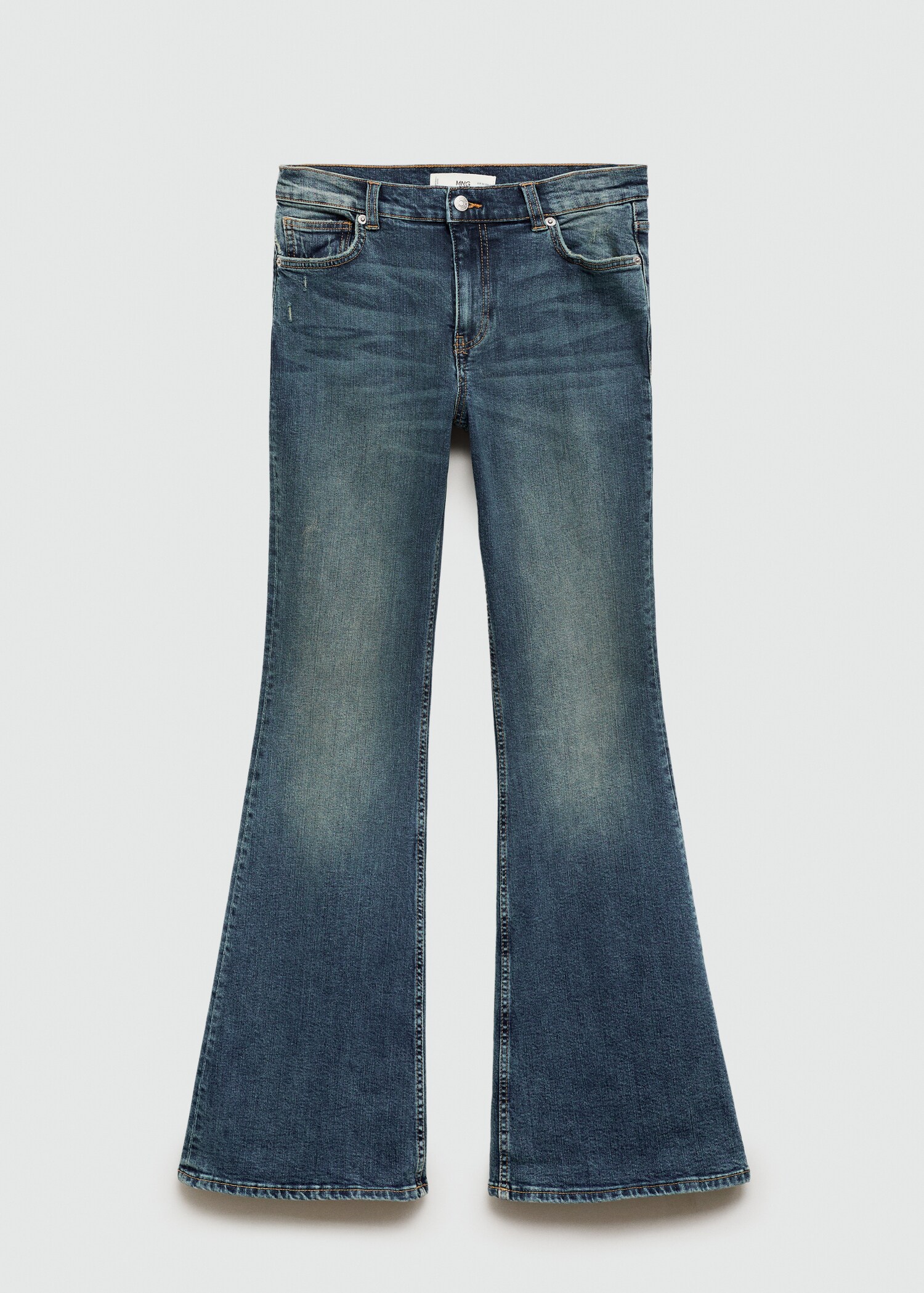 Jeans flare tiro alto - Artículo sin modelo