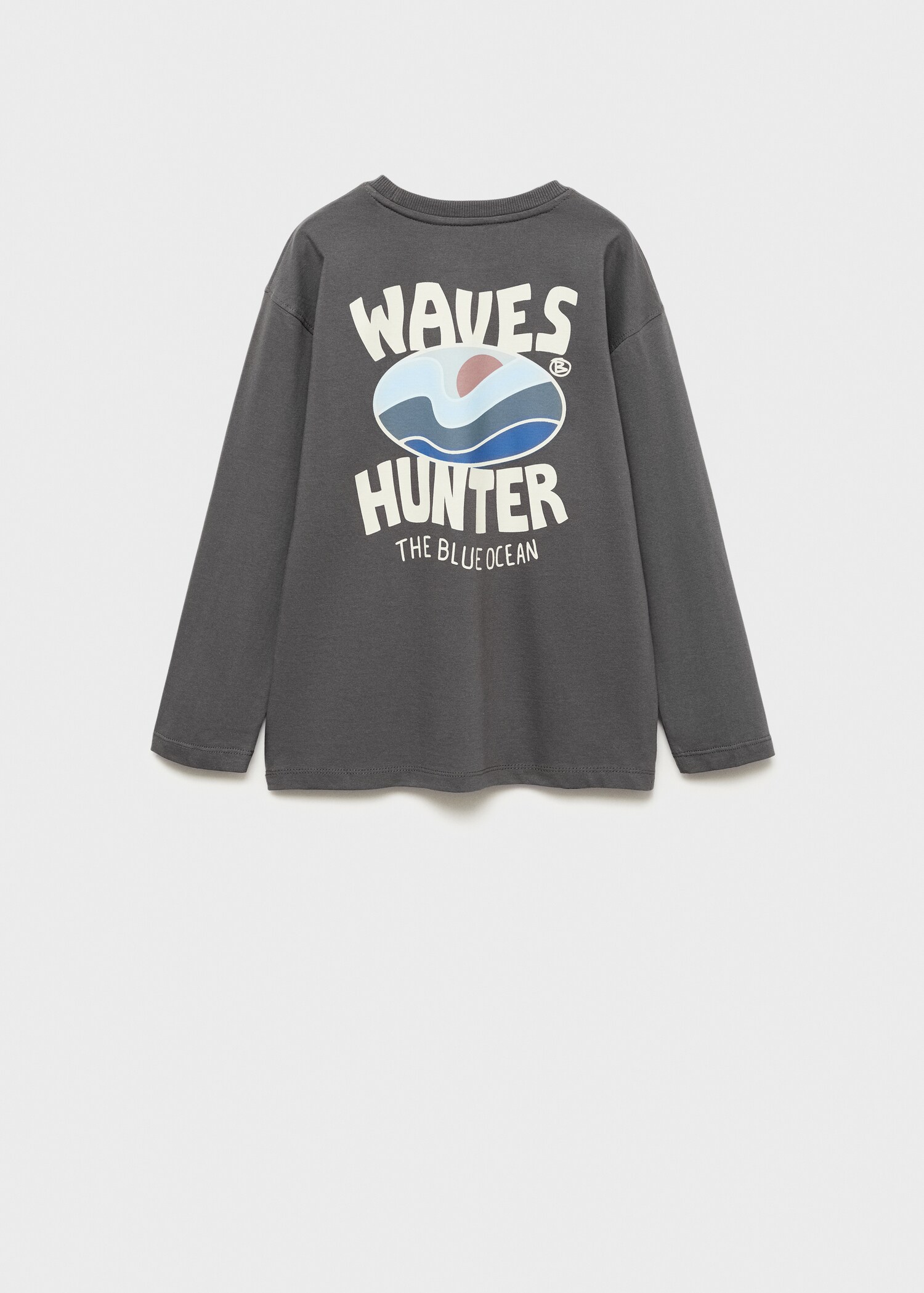 Printed long sleeve t-shirt - Reverse of the article