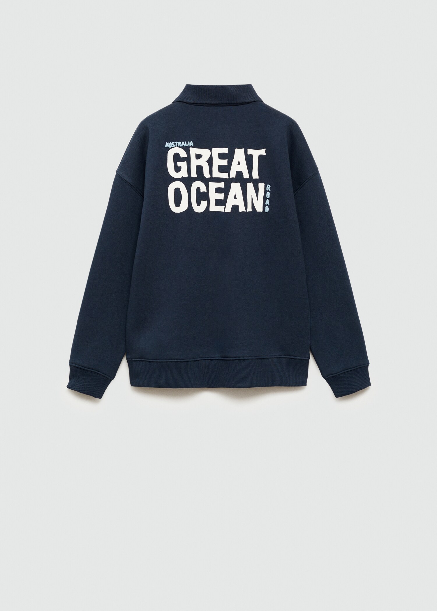 Sweat-shirt polo message - Verso de l’article