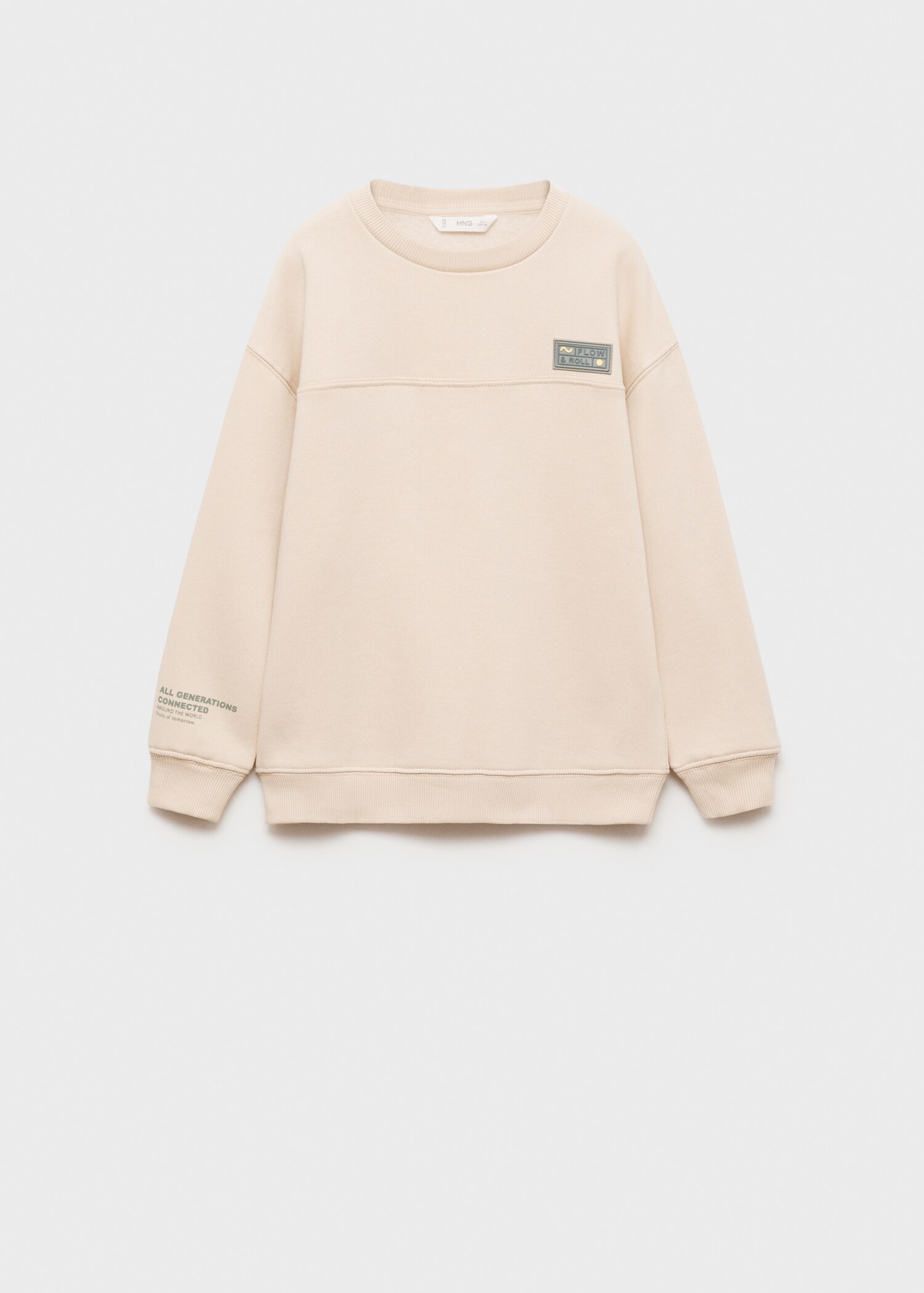Path print sweatshirt - Article without model