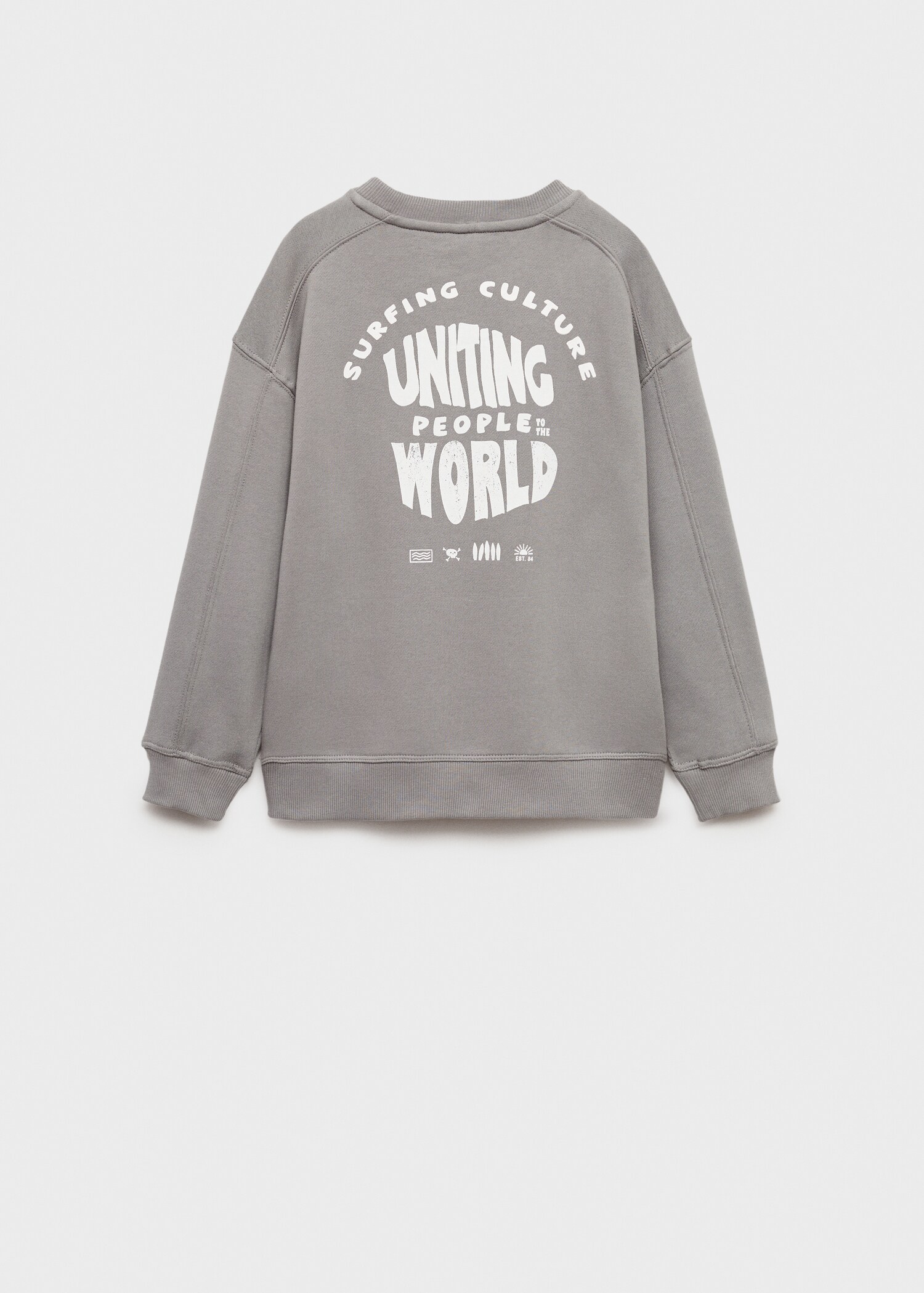 Surf printed sweatshirt - Reverse of the article