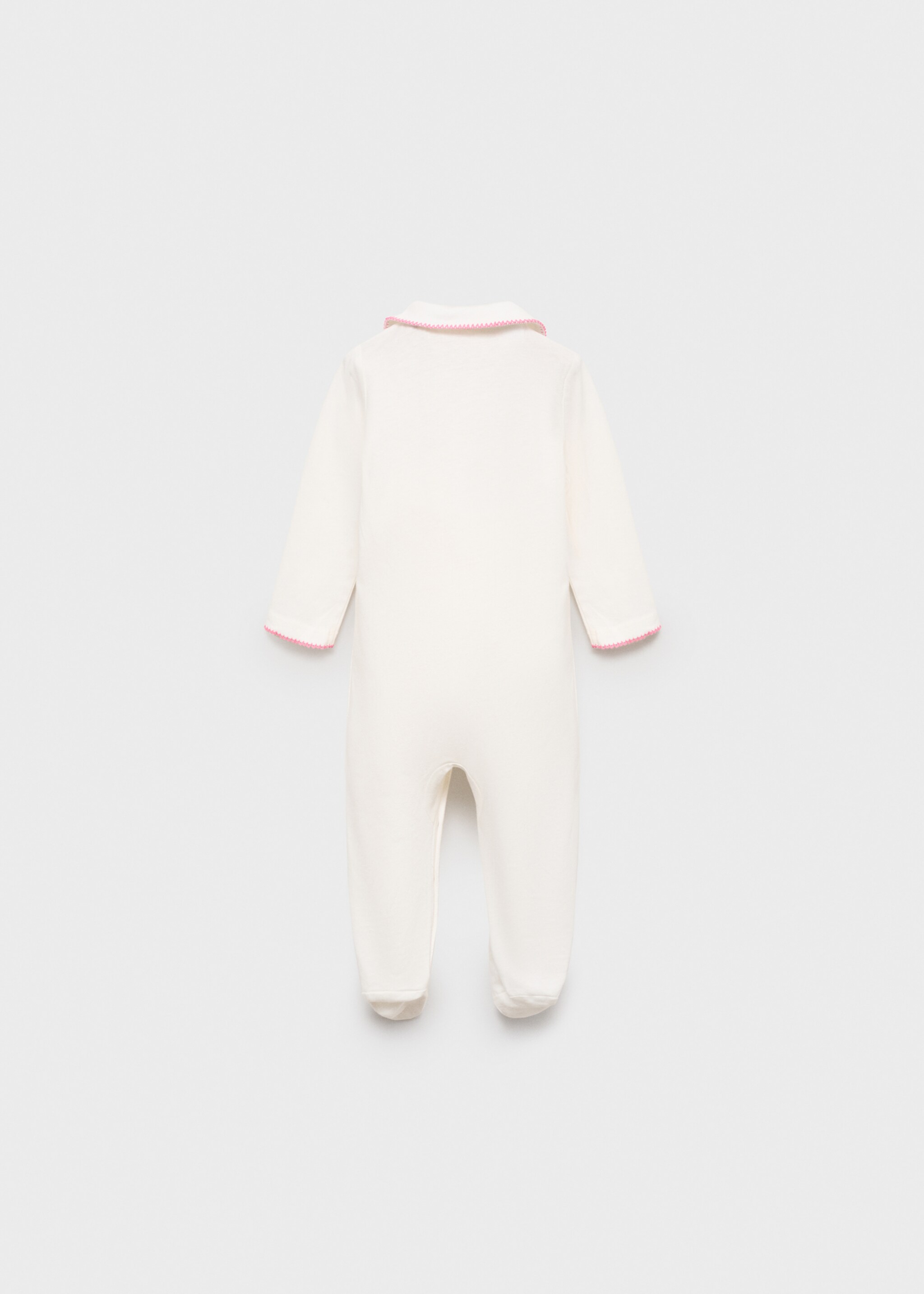 Pijama body cuello babydoll - Reverso del artículo