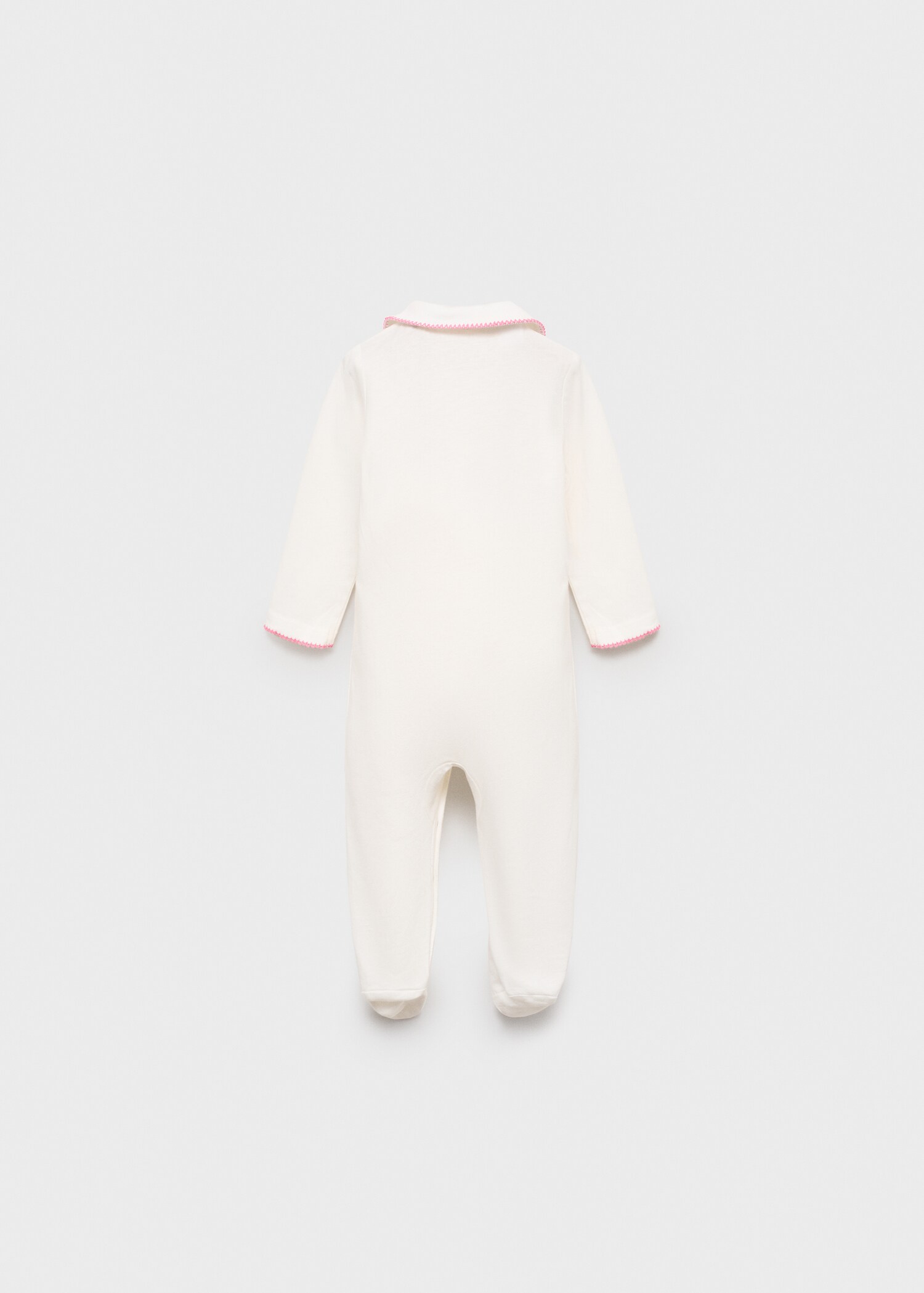 Pyjama-Body mit Babydollkragen - Rückseite des Artikels