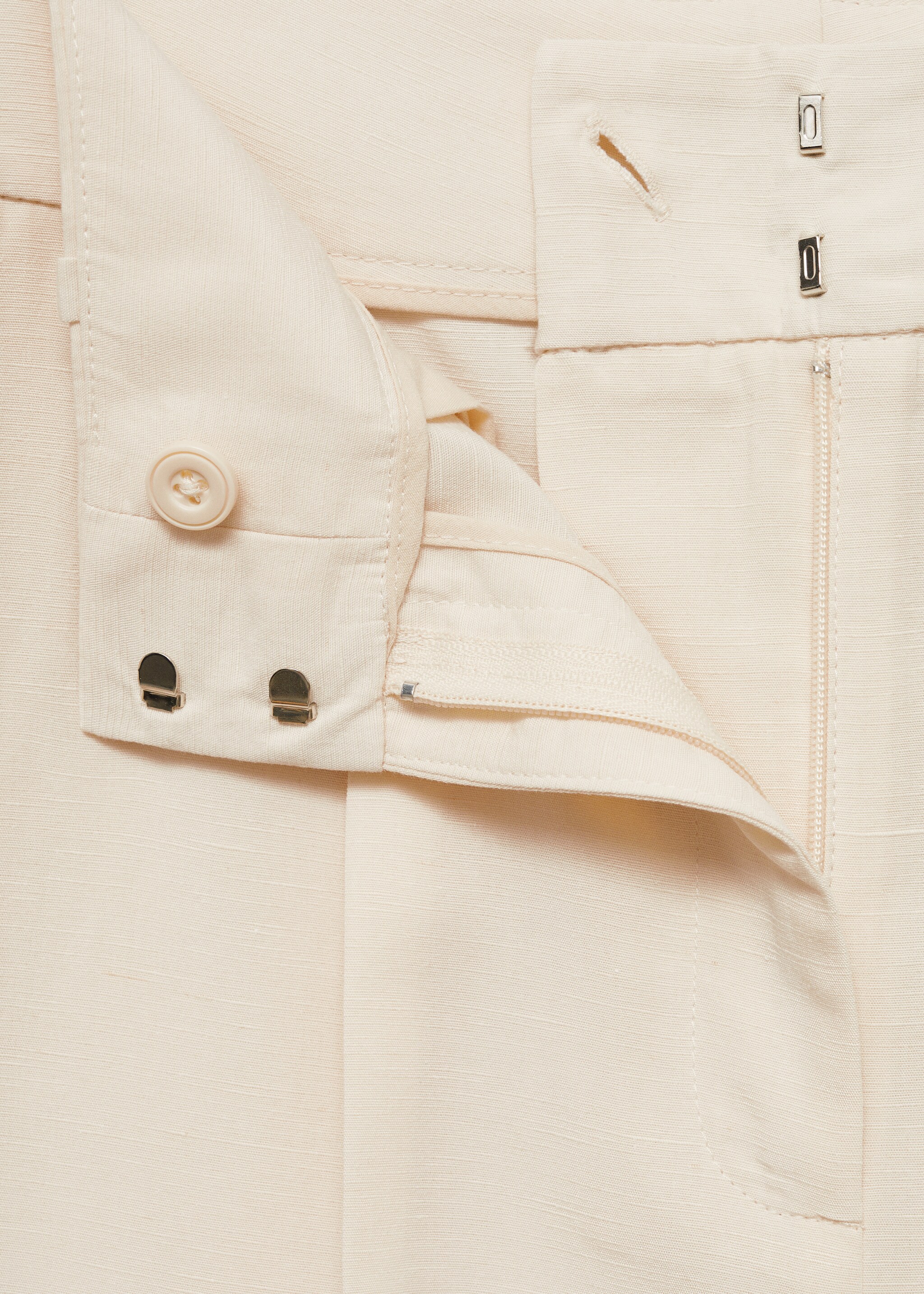 Straight lyocell trousers - Details of the article 8