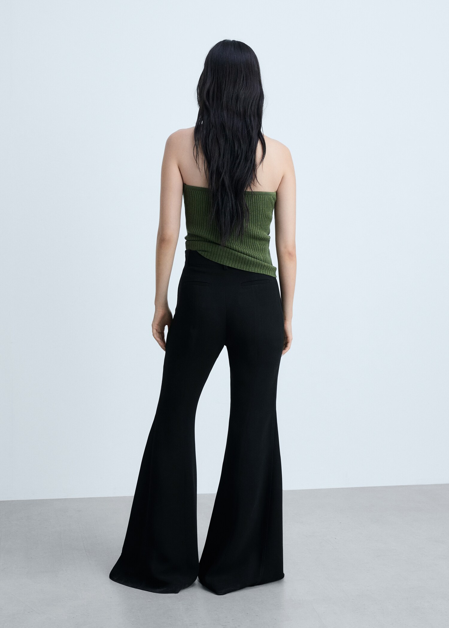 Pantalón maxi flare - Reverso del artículo
