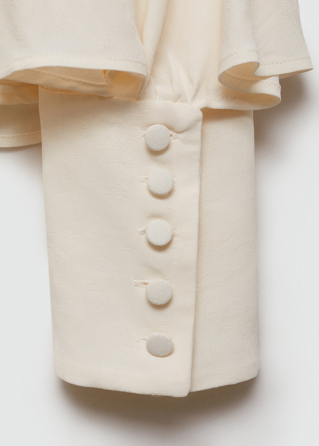 Mango Ruffled dress with zipper thumbnail