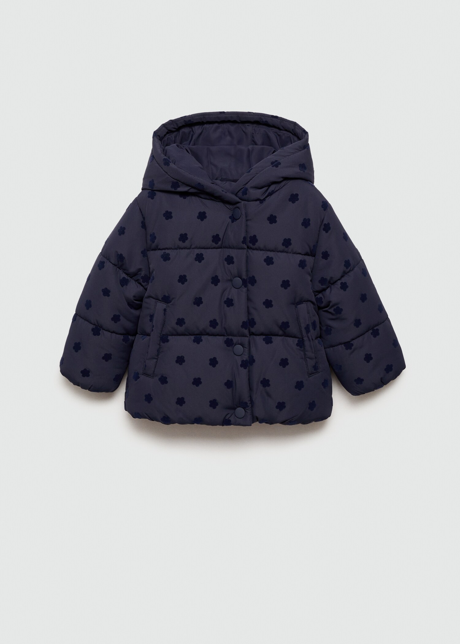 Anorak acolchado estampado floral - Artículo sin modelo