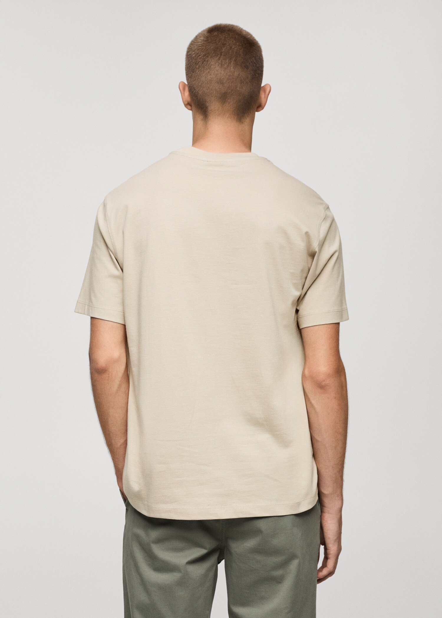 Camiseta 100% algodón estampado gráfico delantero - Reverso del artículo