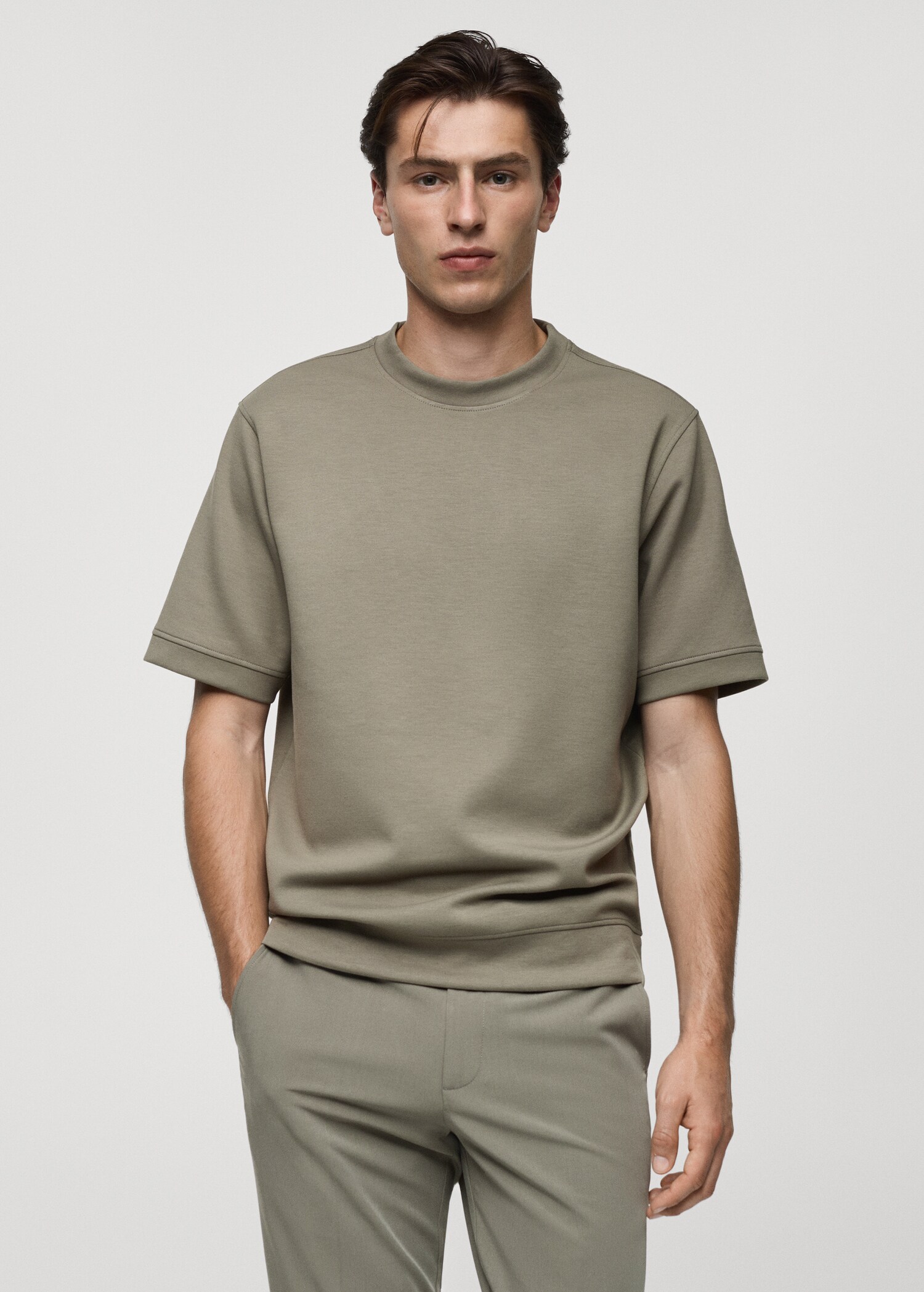 Regular-fit sweatshirt - Medium plane