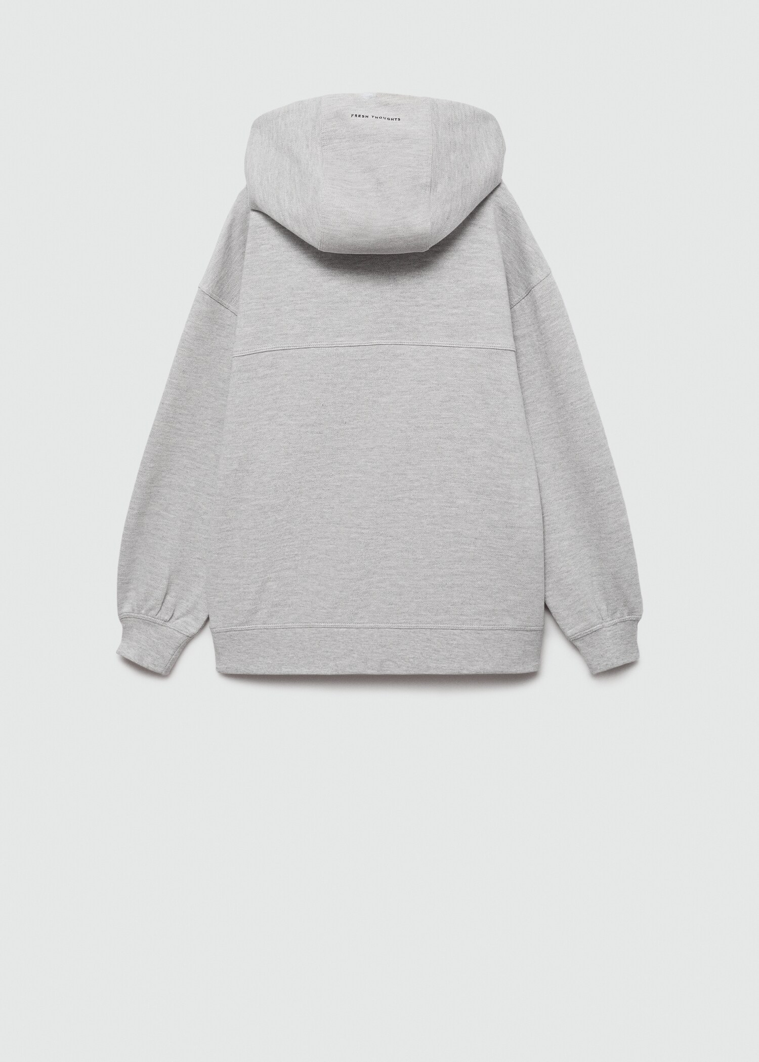 Sweat-shirt zippé à capuche - Verso de l’article