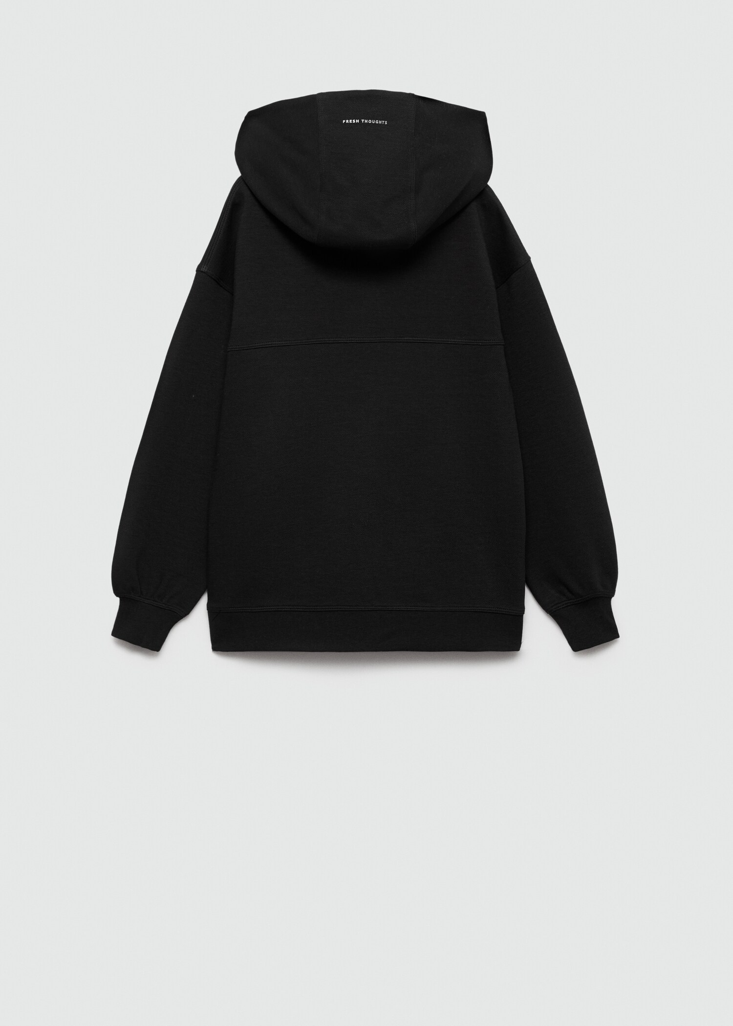 Sweat-shirt zippé à capuche - Verso de l’article
