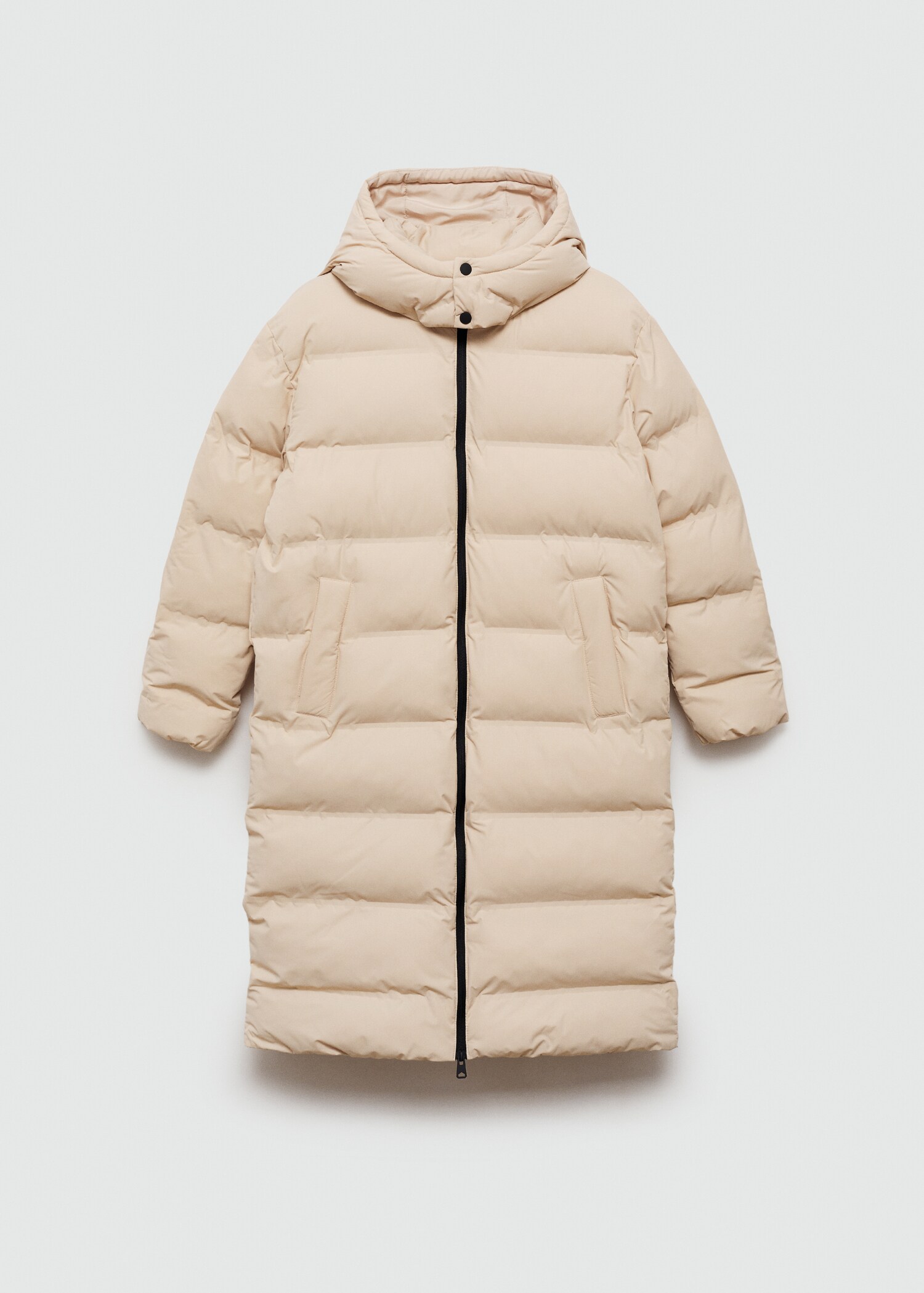 Anorak largo acolchado - Artículo sin modelo