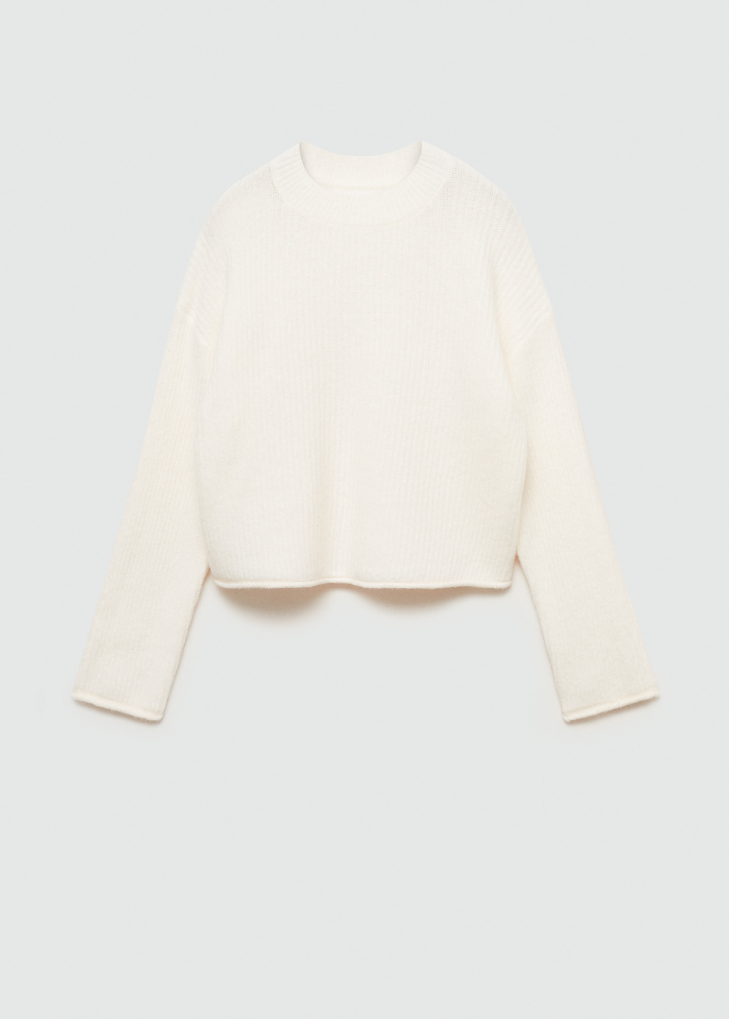 Ribbed knit sweater - Article without model