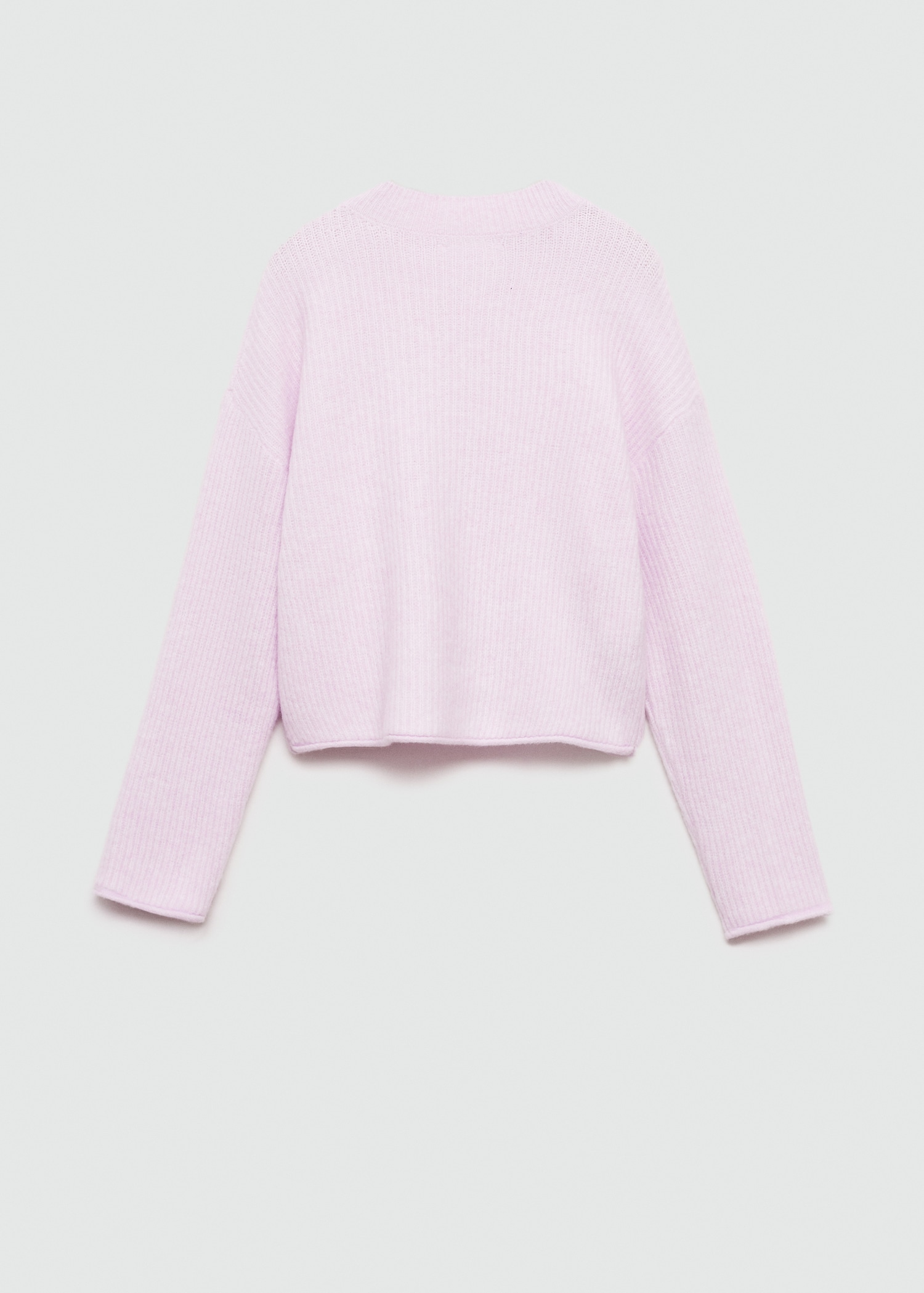 Ribbed knit sweater - Reverse of the article