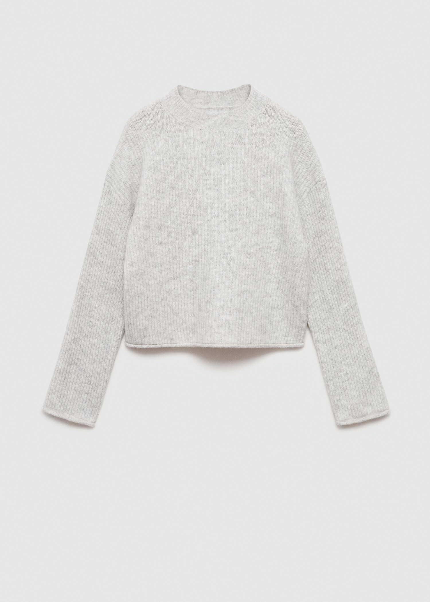 Ribbed knit sweater - Article without model