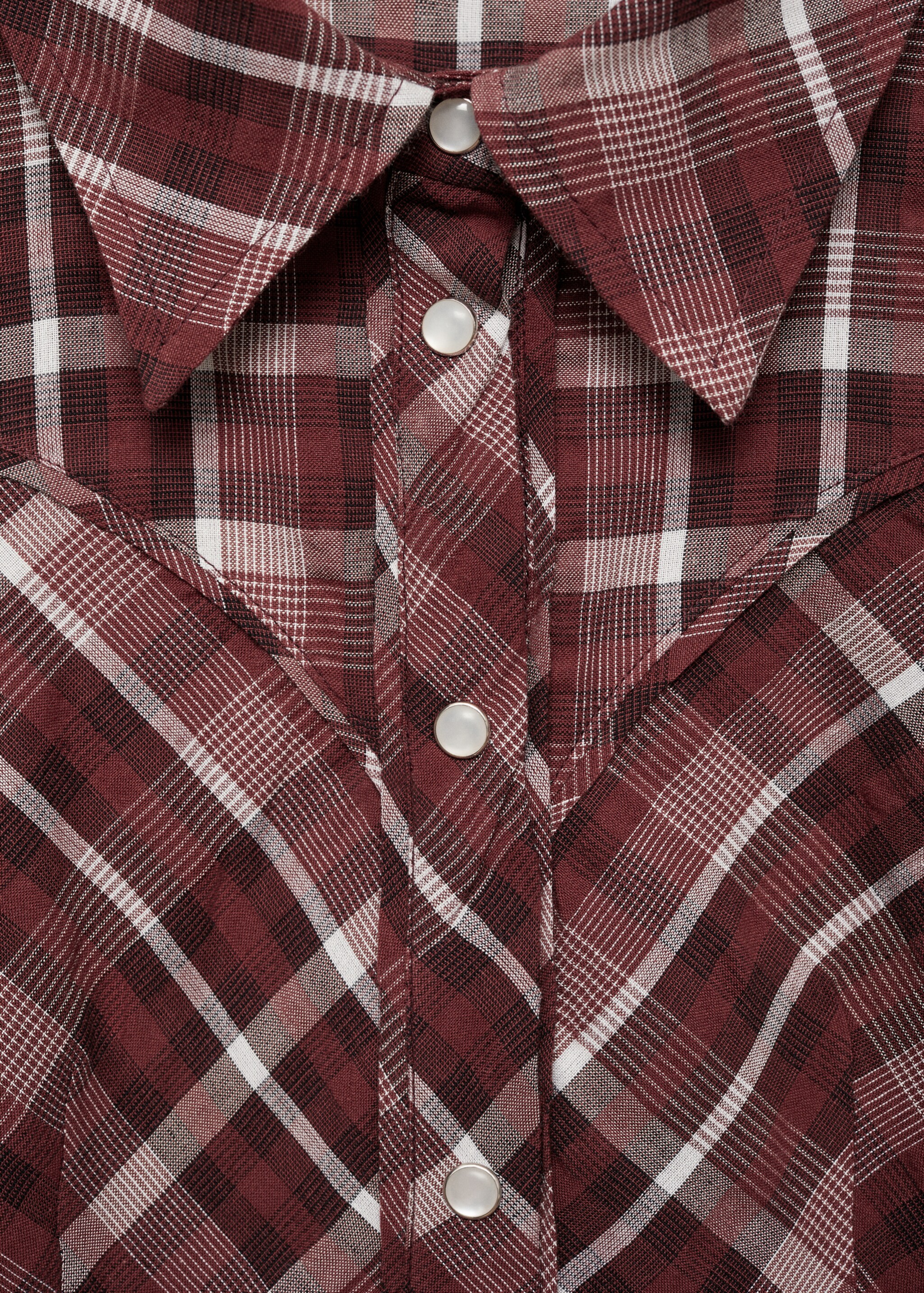 Check cotton shirt - Details of the article 8