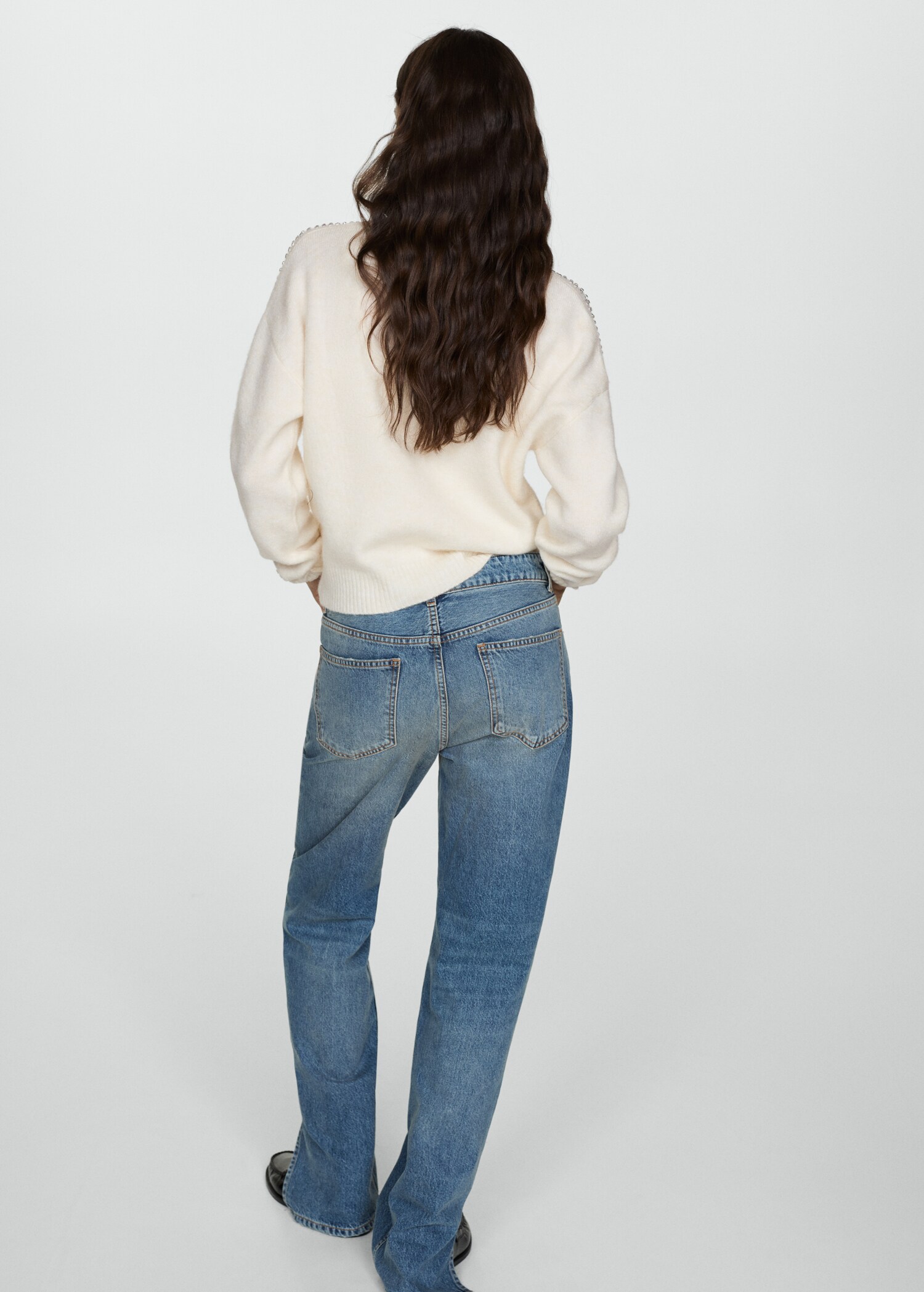 Pull-over maille détails brillants - Verso de l’article