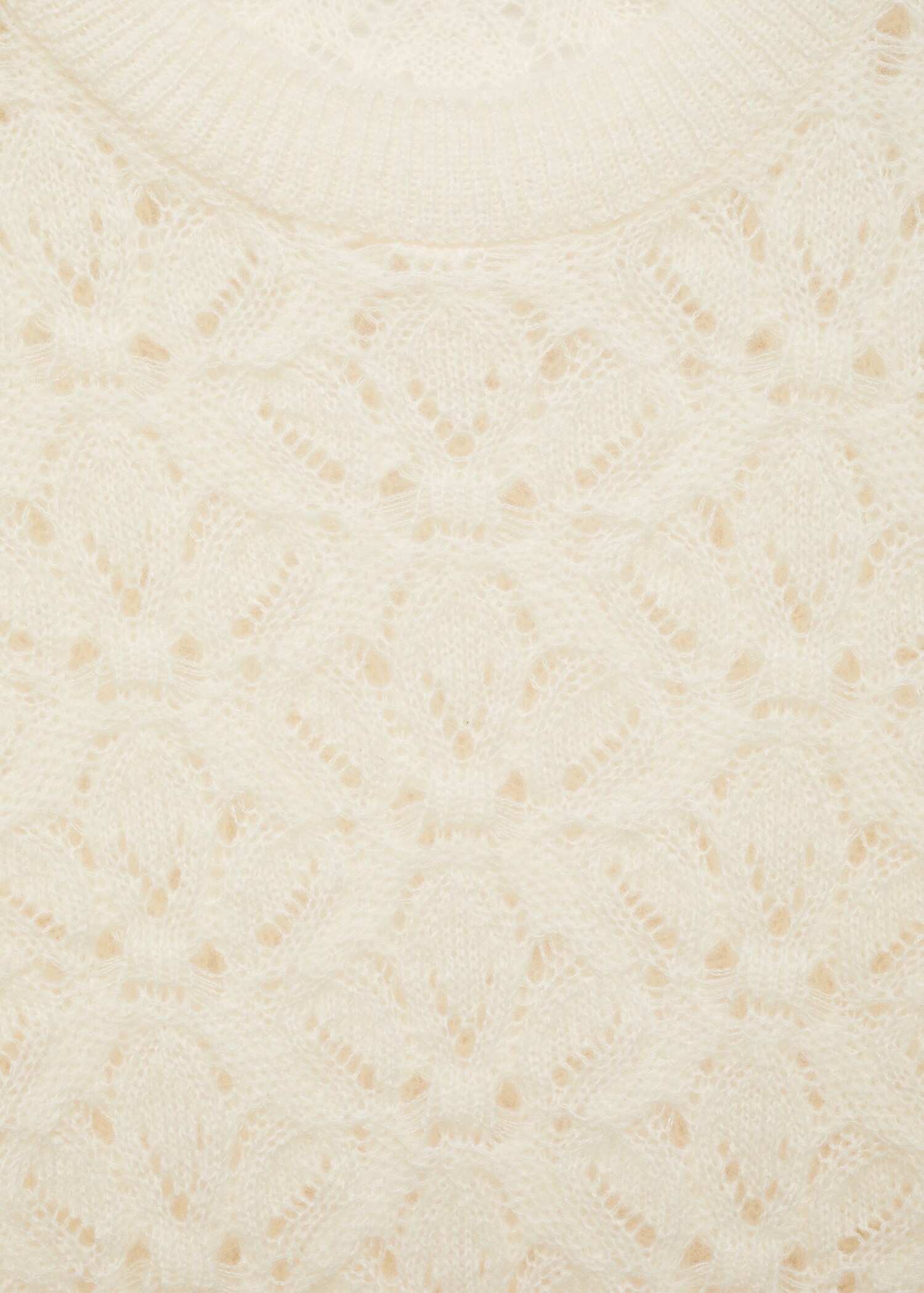 Knitted sweater with openwork details - Details of the article 8