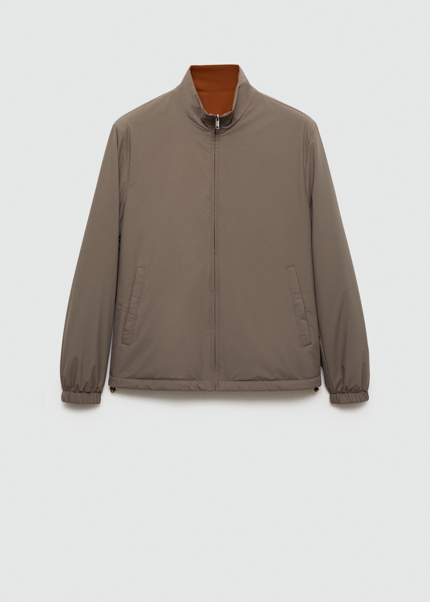 Reversible quilted water-repellent reversible jacket - Article without model