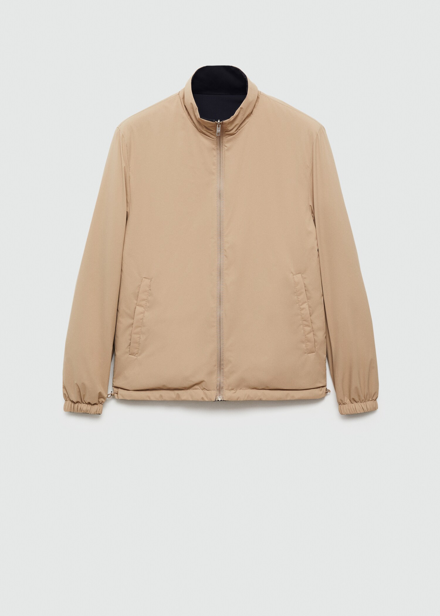 Reversible quilted water-repellent reversible jacket - Details of the article 8
