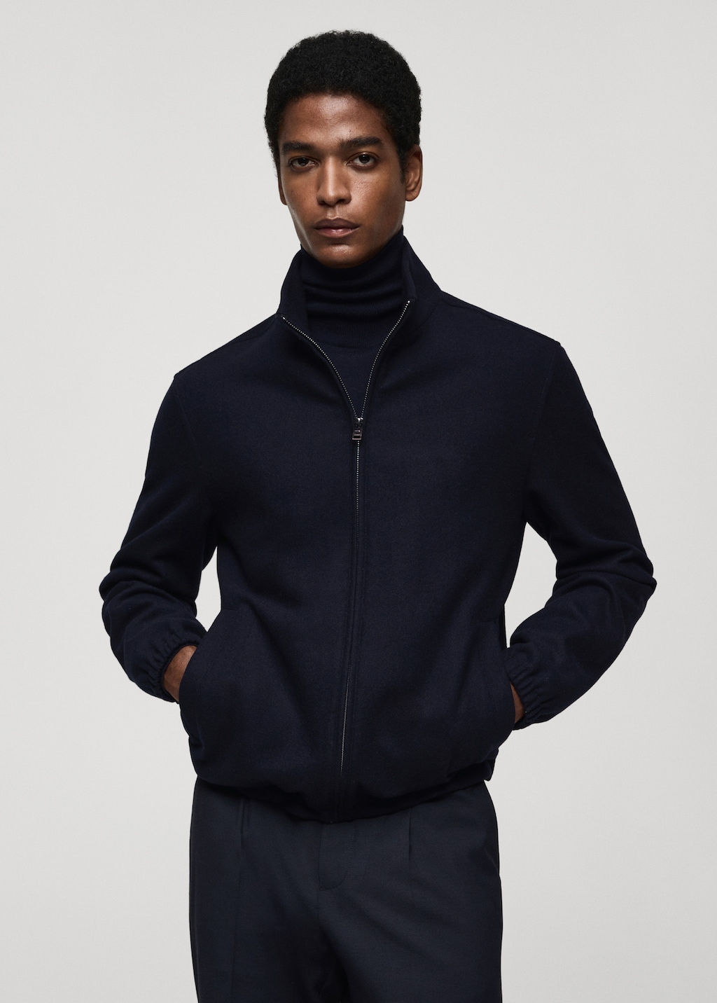 Giubbotto lana regular-fit - Uomo | MANGO Italia