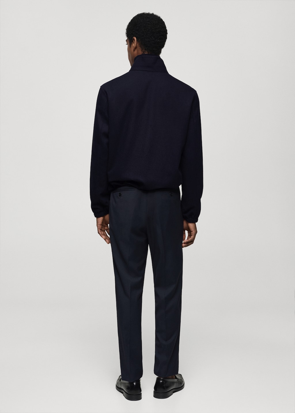 Wool regular fit jacket