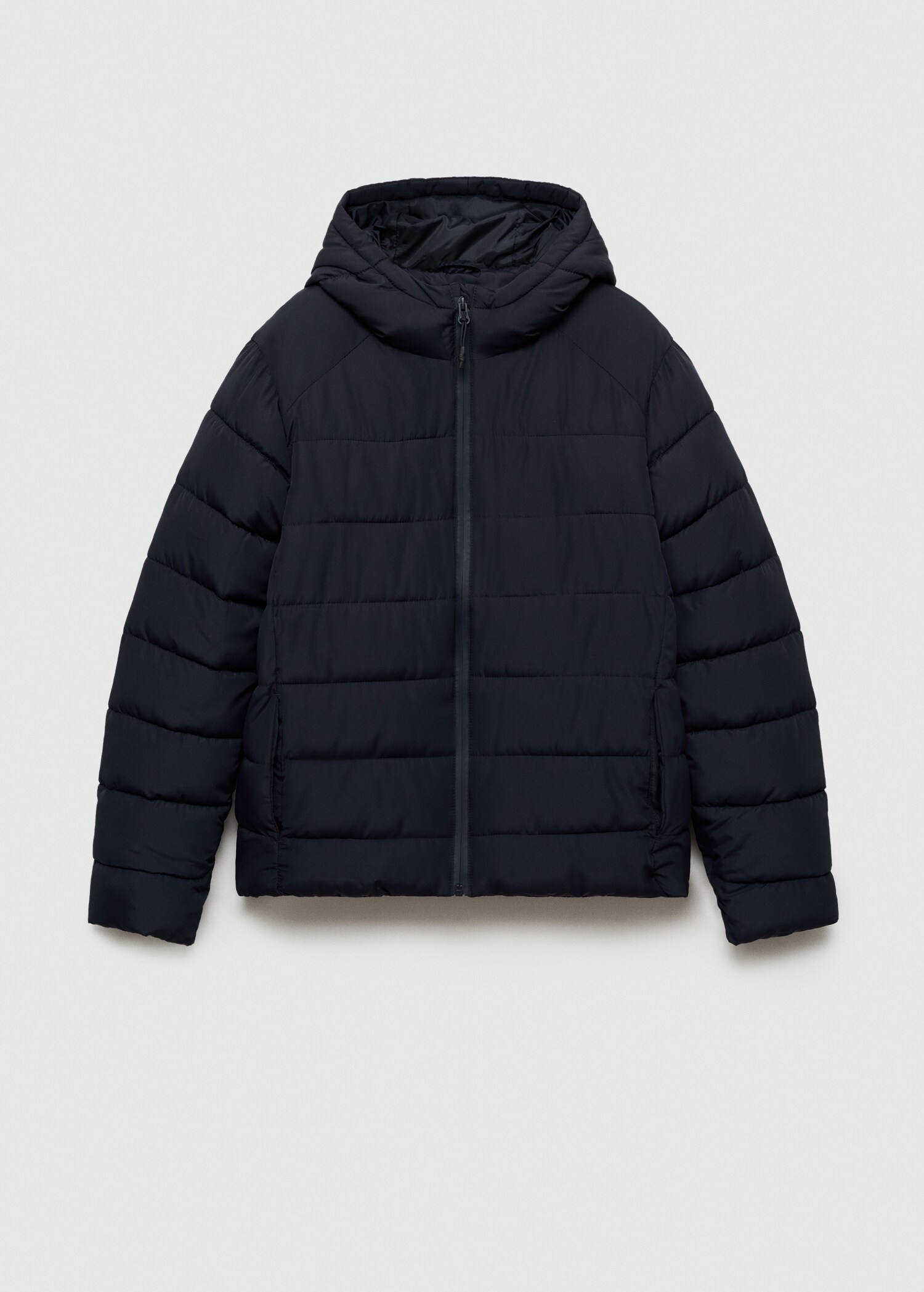 Hood quilted coat - Article without model