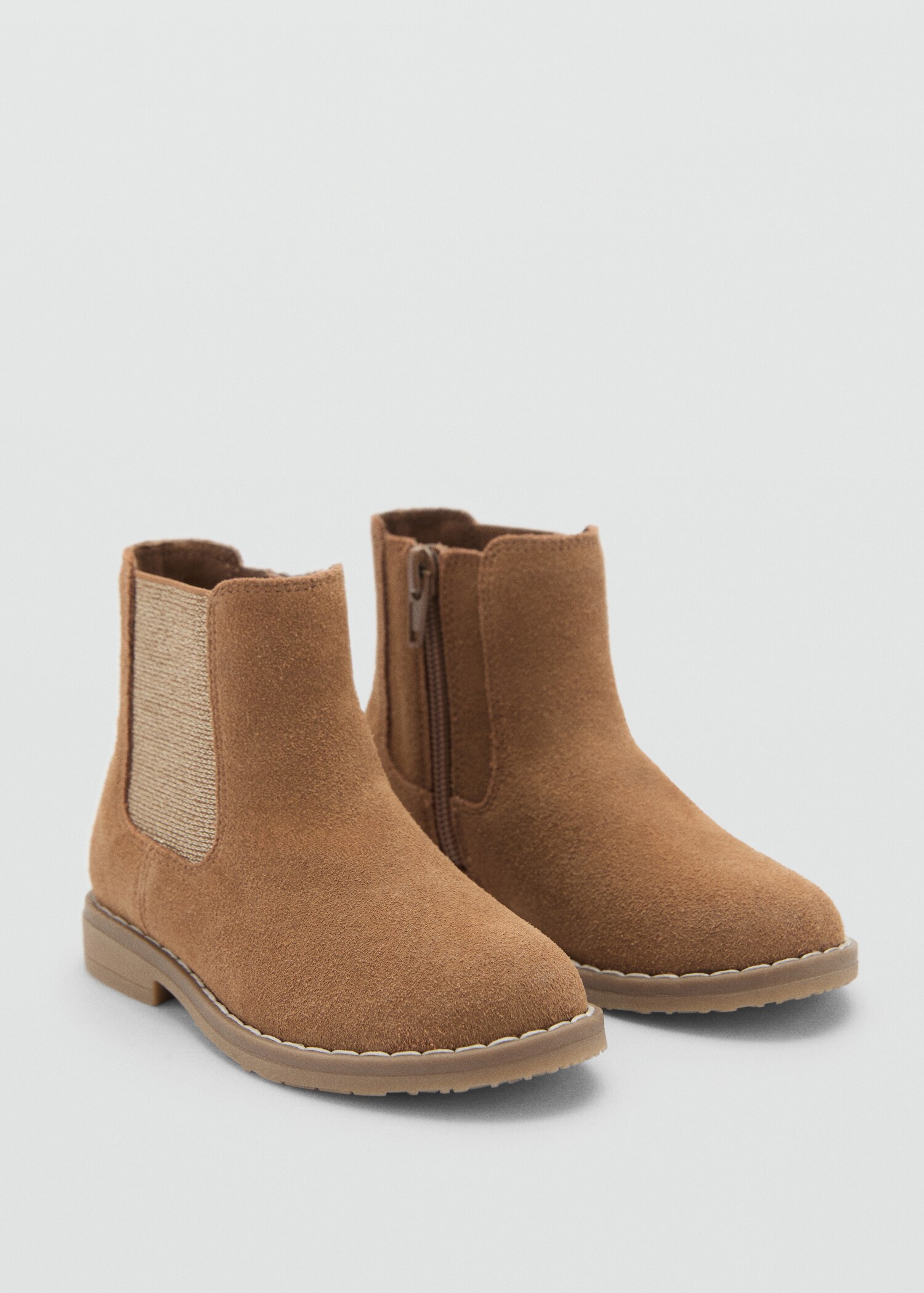 Flat leather ankle boots - Medium plane