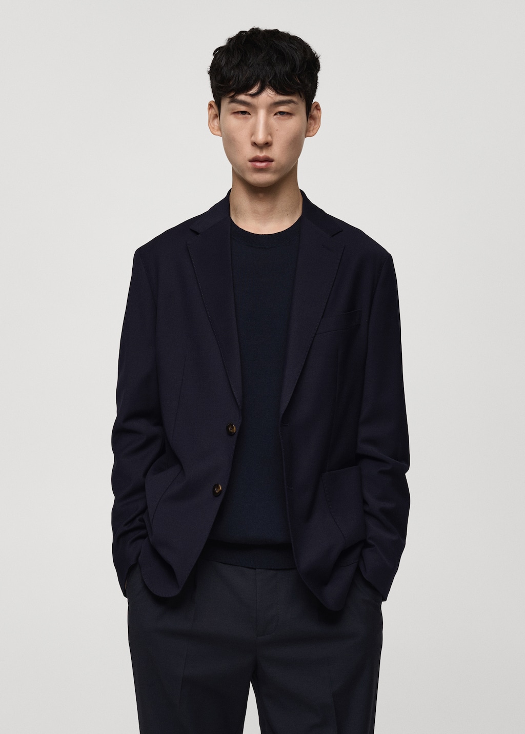 Slim fit wool jacket hotsell