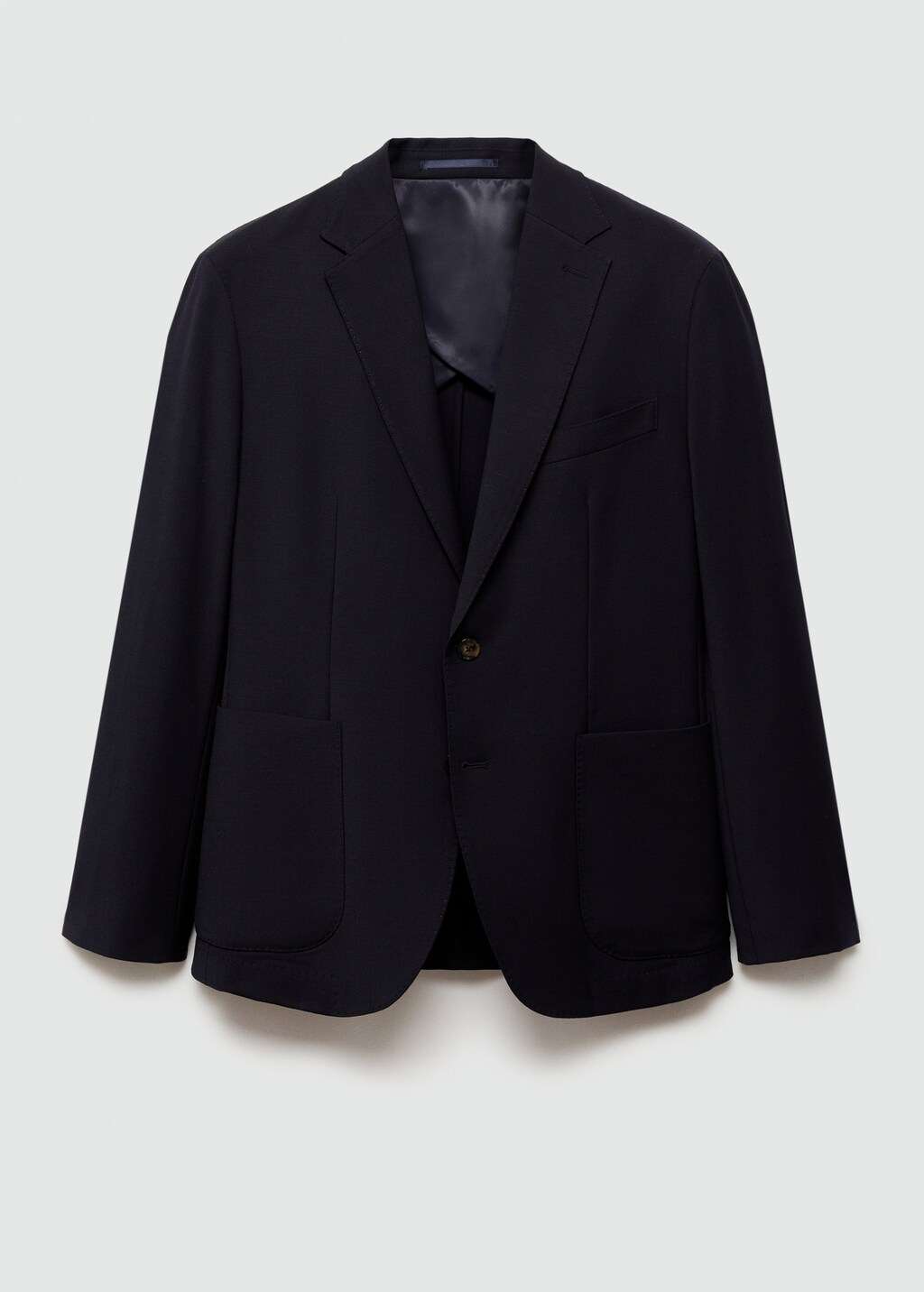 Slim fit wool jacket with pockets Men MANGO Ireland