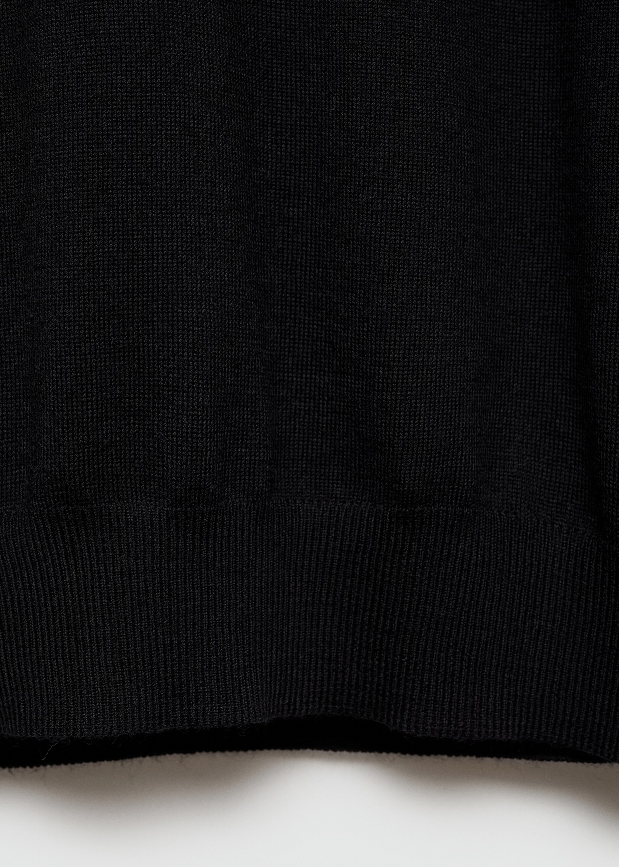 100% merino wool sweater with zipper collar - Details of the article 0