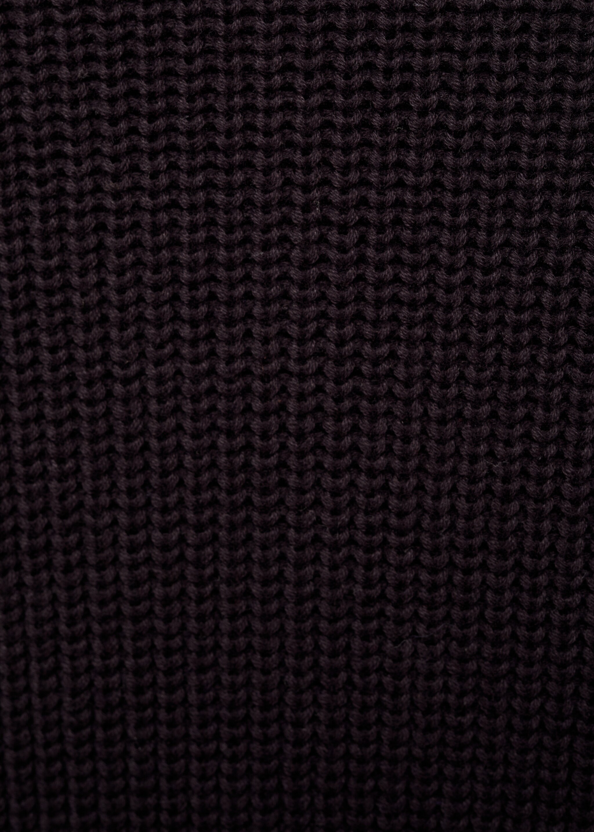 Ribbed cotton knitted sweater - Details of the article 0