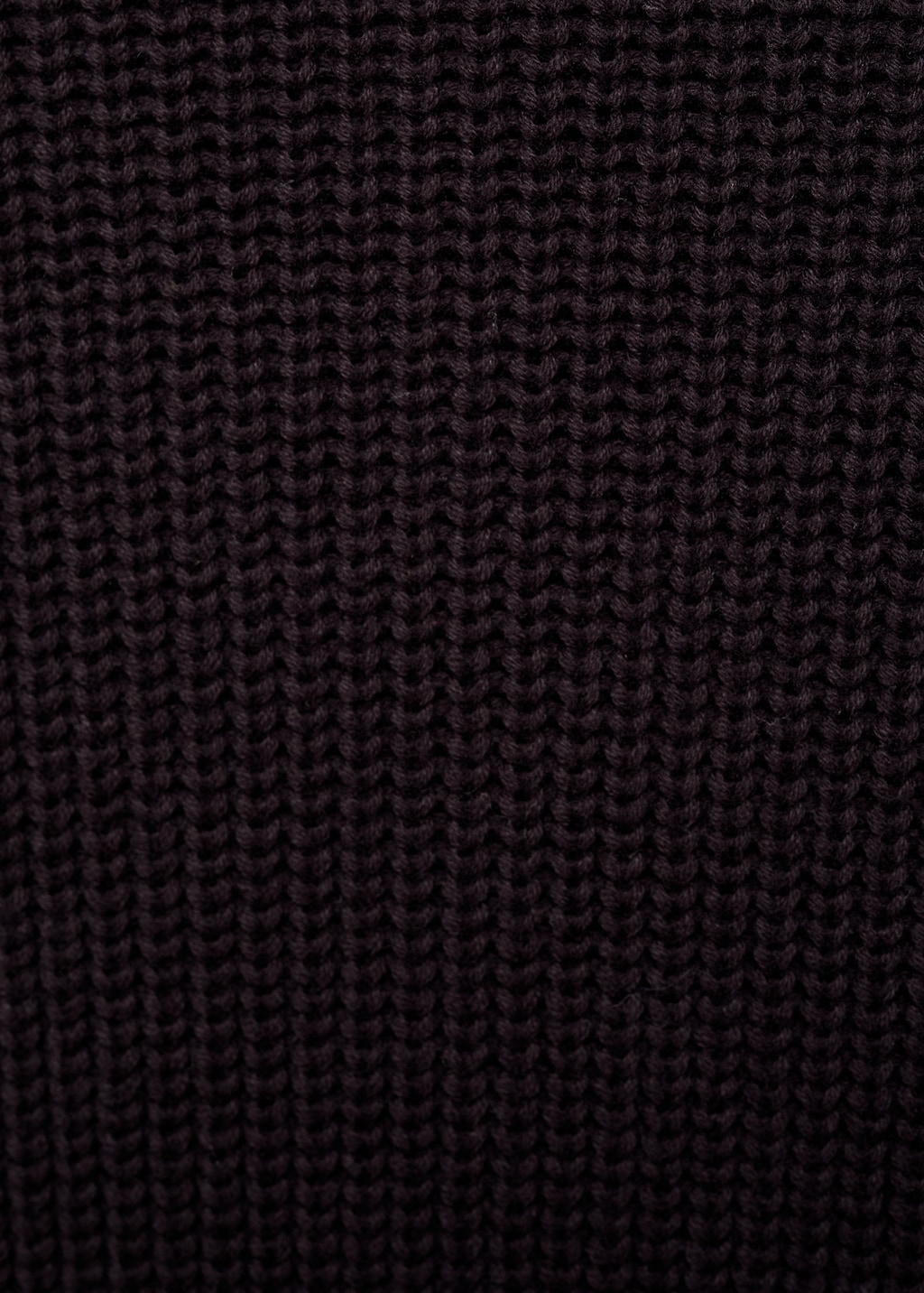 Ribbed cotton knitted sweater