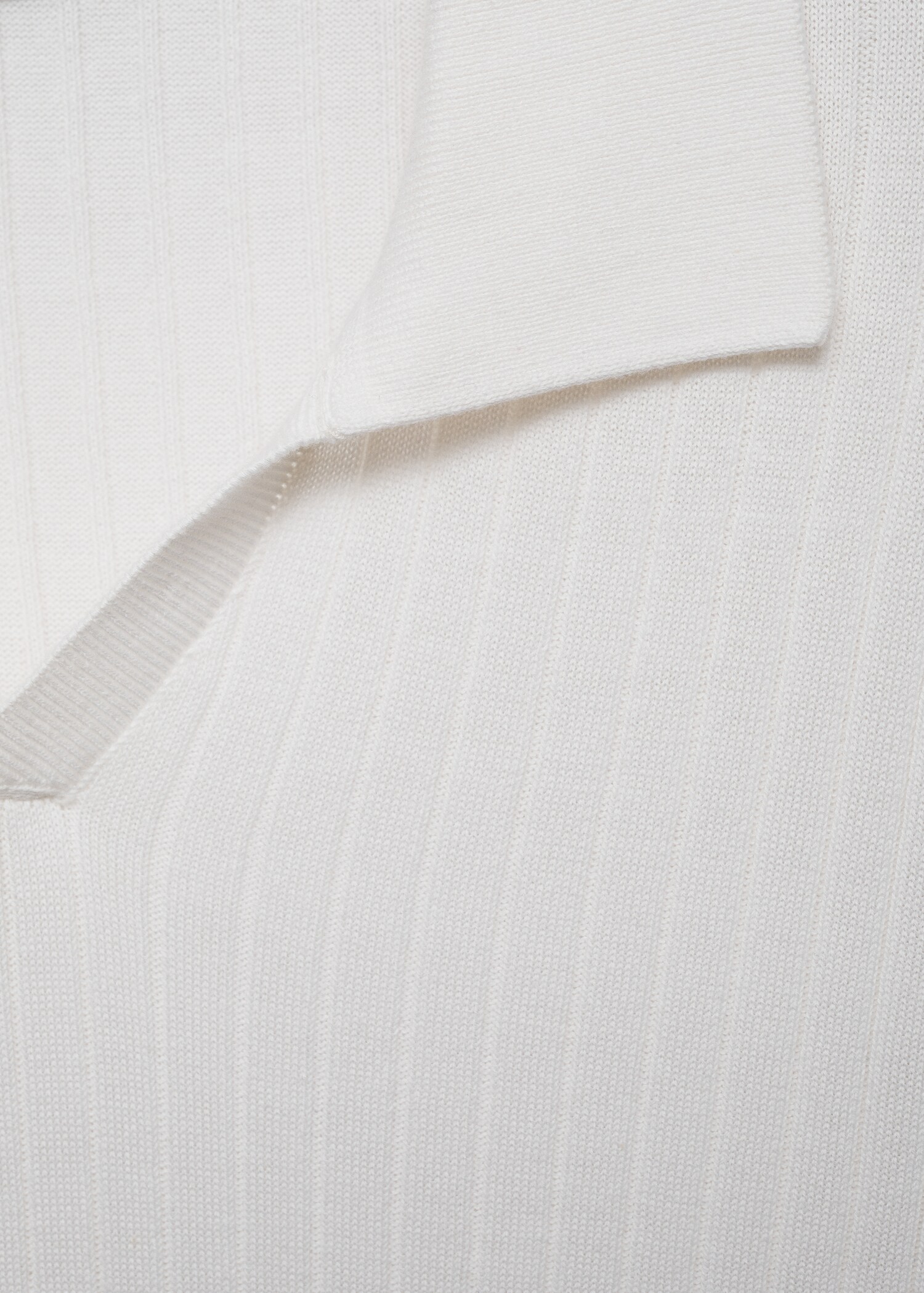 Fine rib-knit polo sweater - Details of the article 8