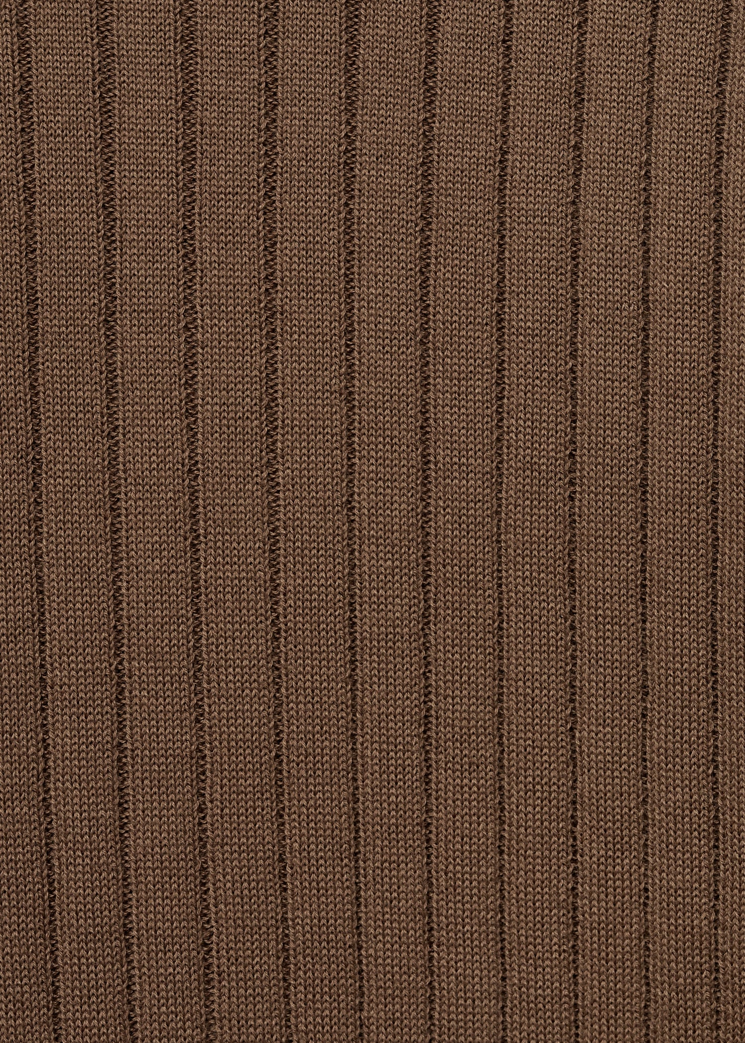 Fine rib-knit polo sweater - Details of the article 0
