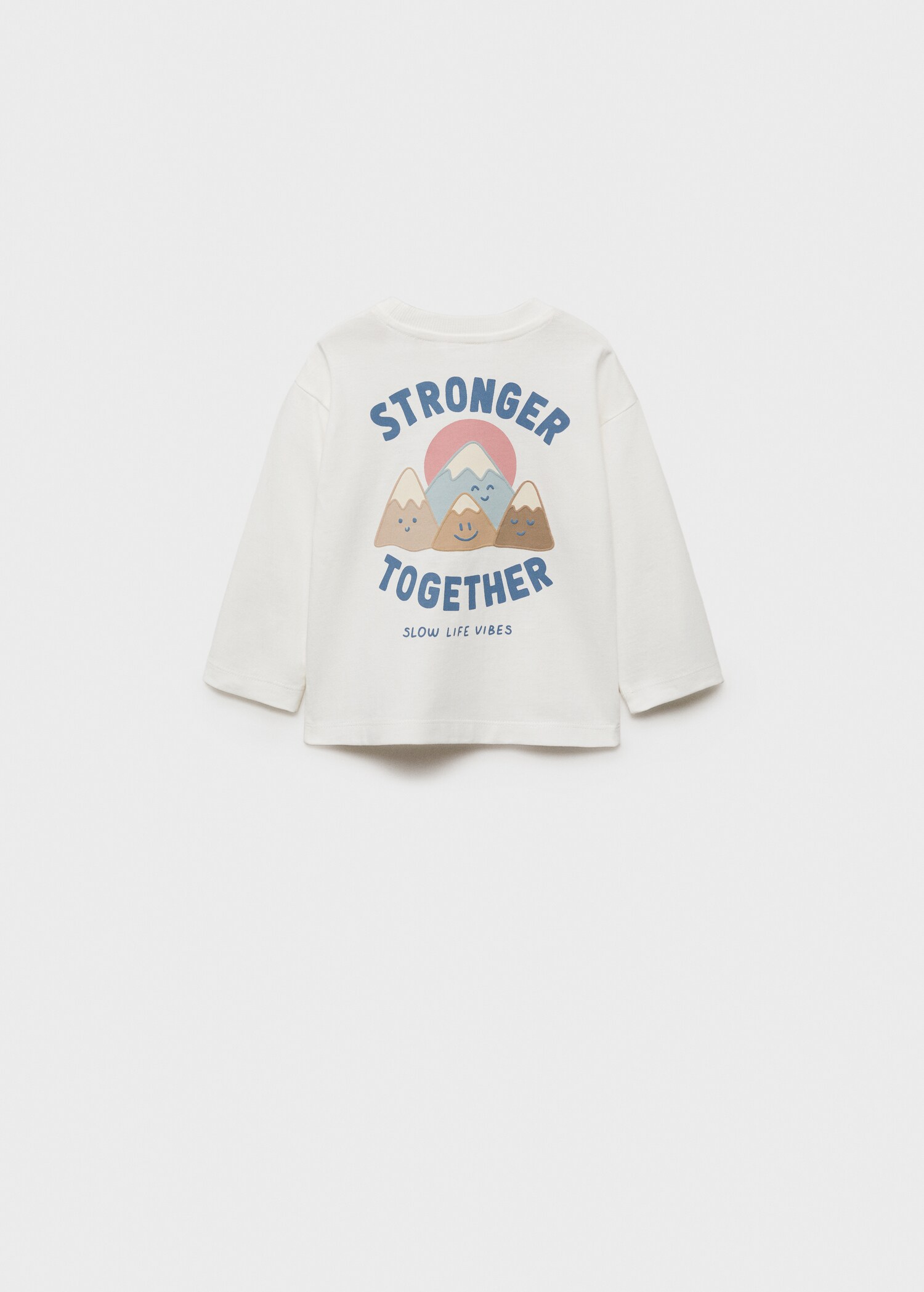 Printed long sleeve t-shirt - Reverse of the article