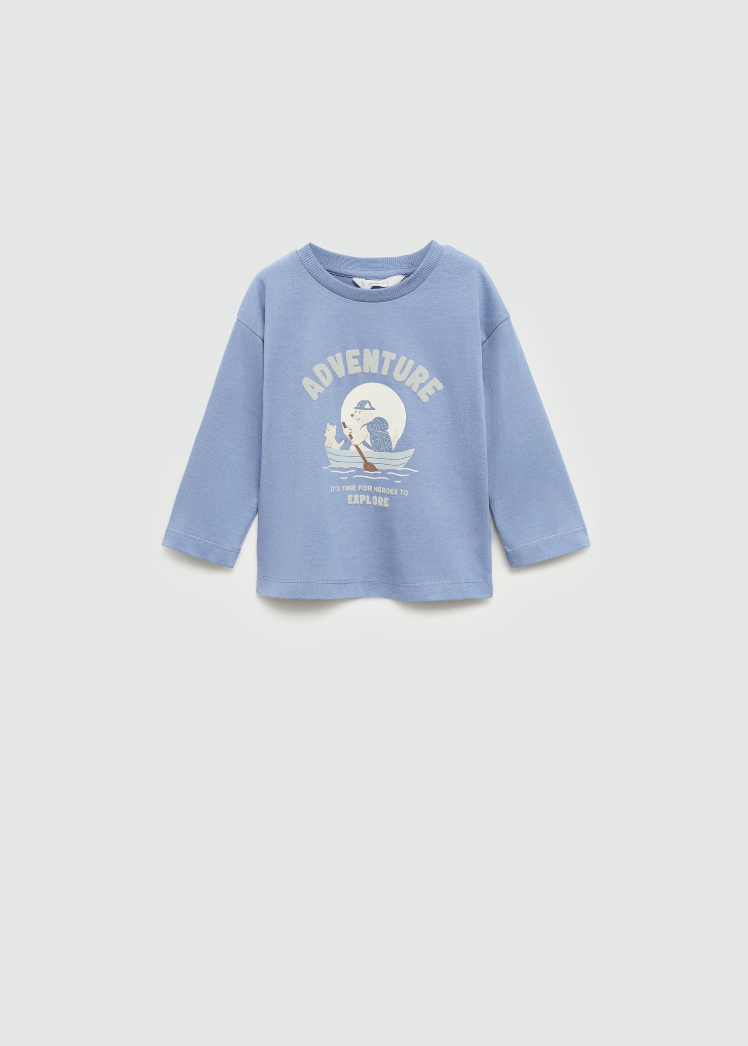 T-shirt manches longues imprimé - Article sans modèle