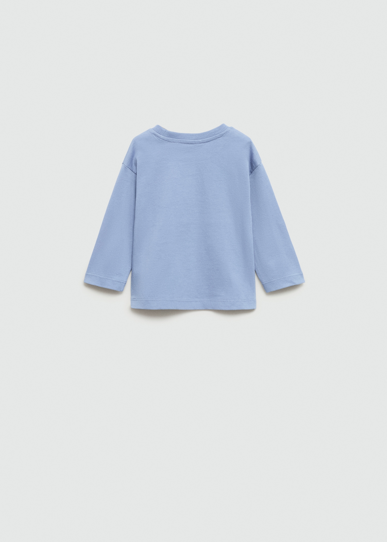 T-shirt manches longues imprimé - Verso de l’article