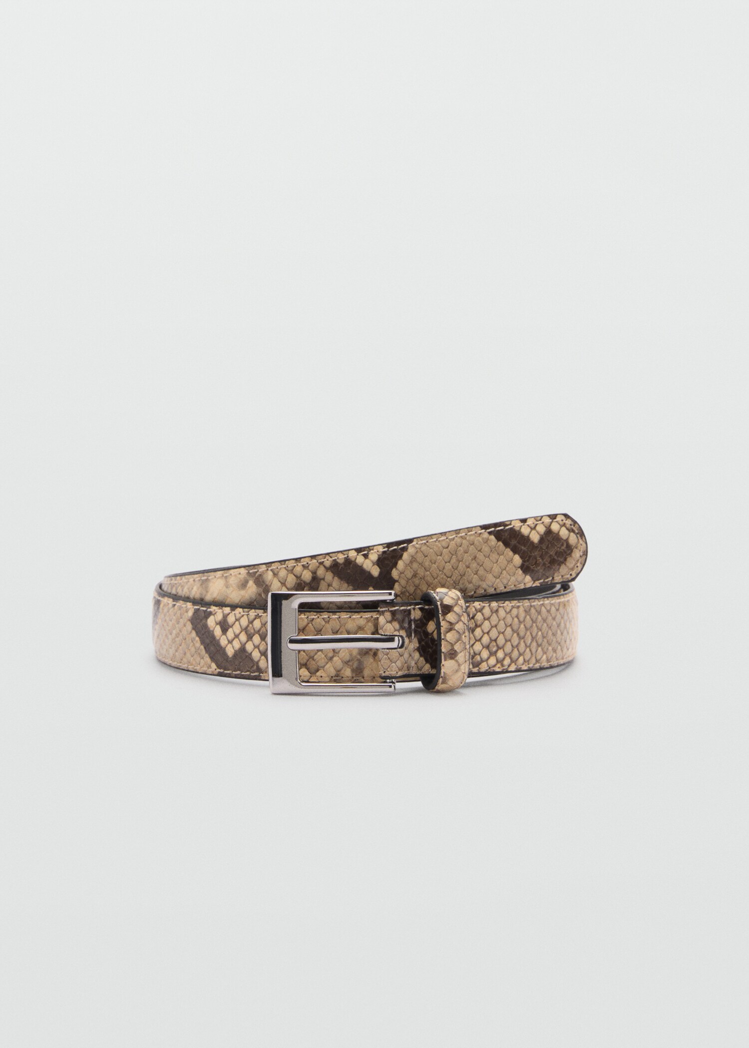 Skinny snake-effect belt - Article without model