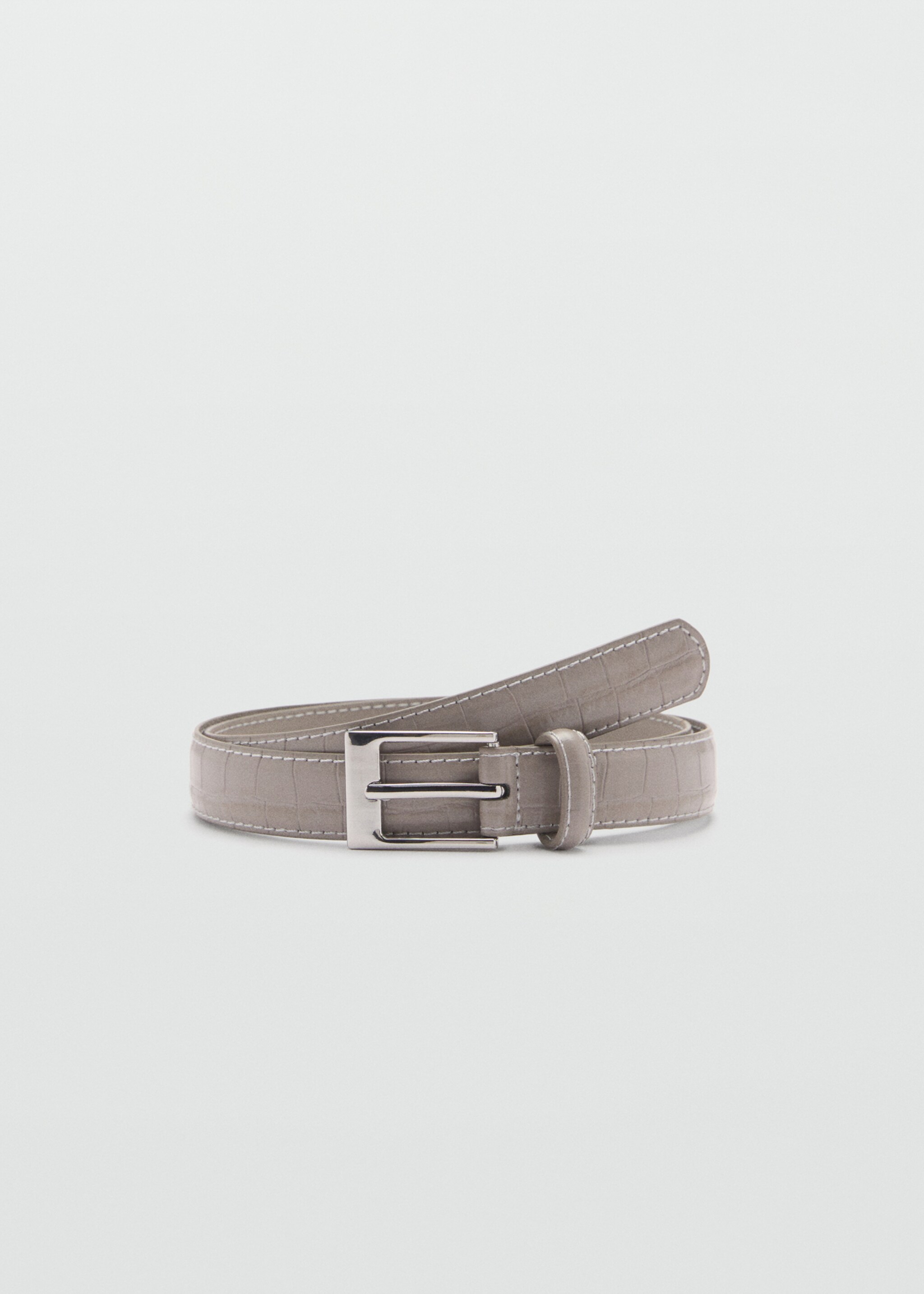 Skinny snake-effect belt - Article without model