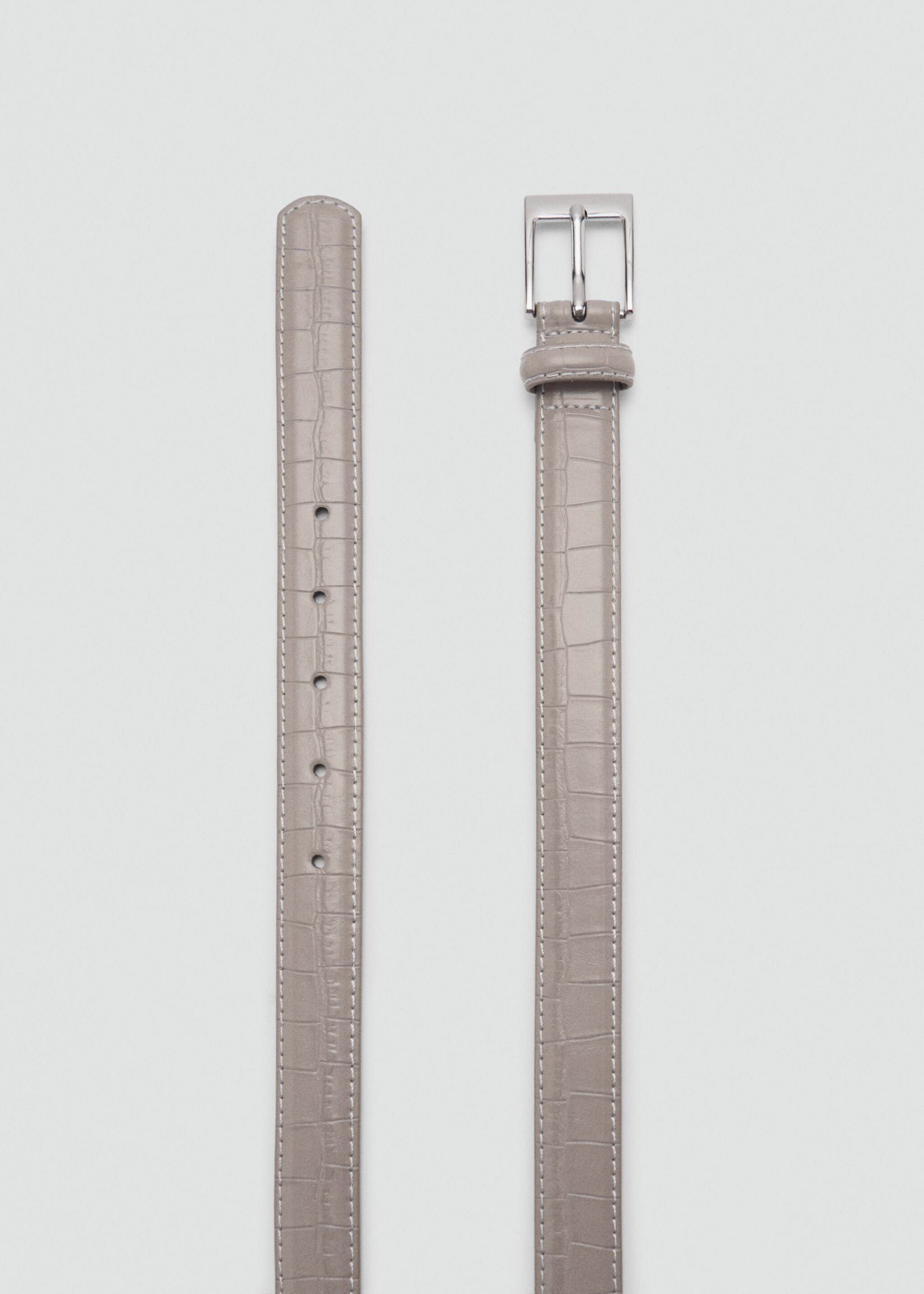 Skinny snake-effect belt - Details of the article 1