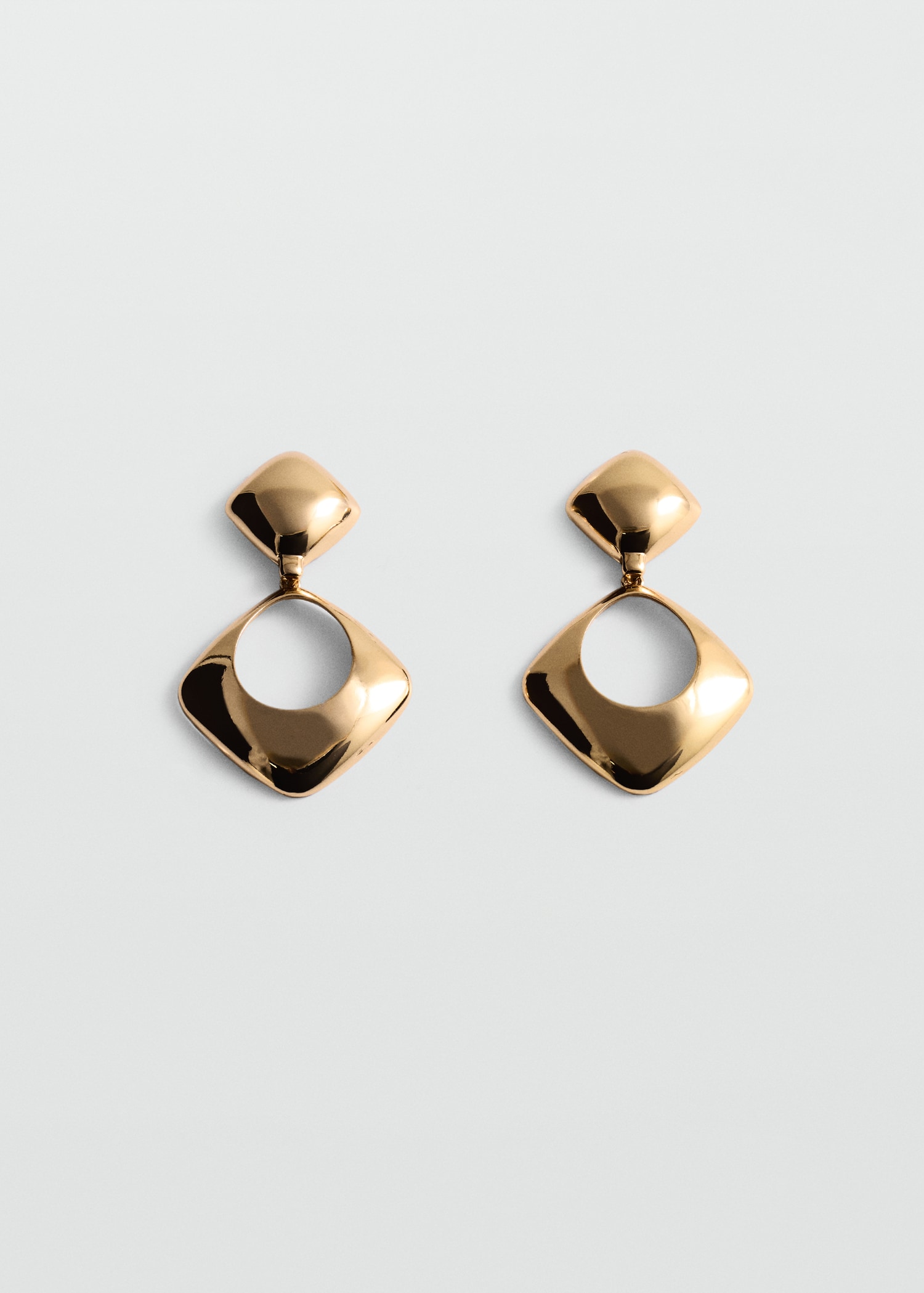 Boucles d'oreilles pendantes géométriques - Article sans modèle