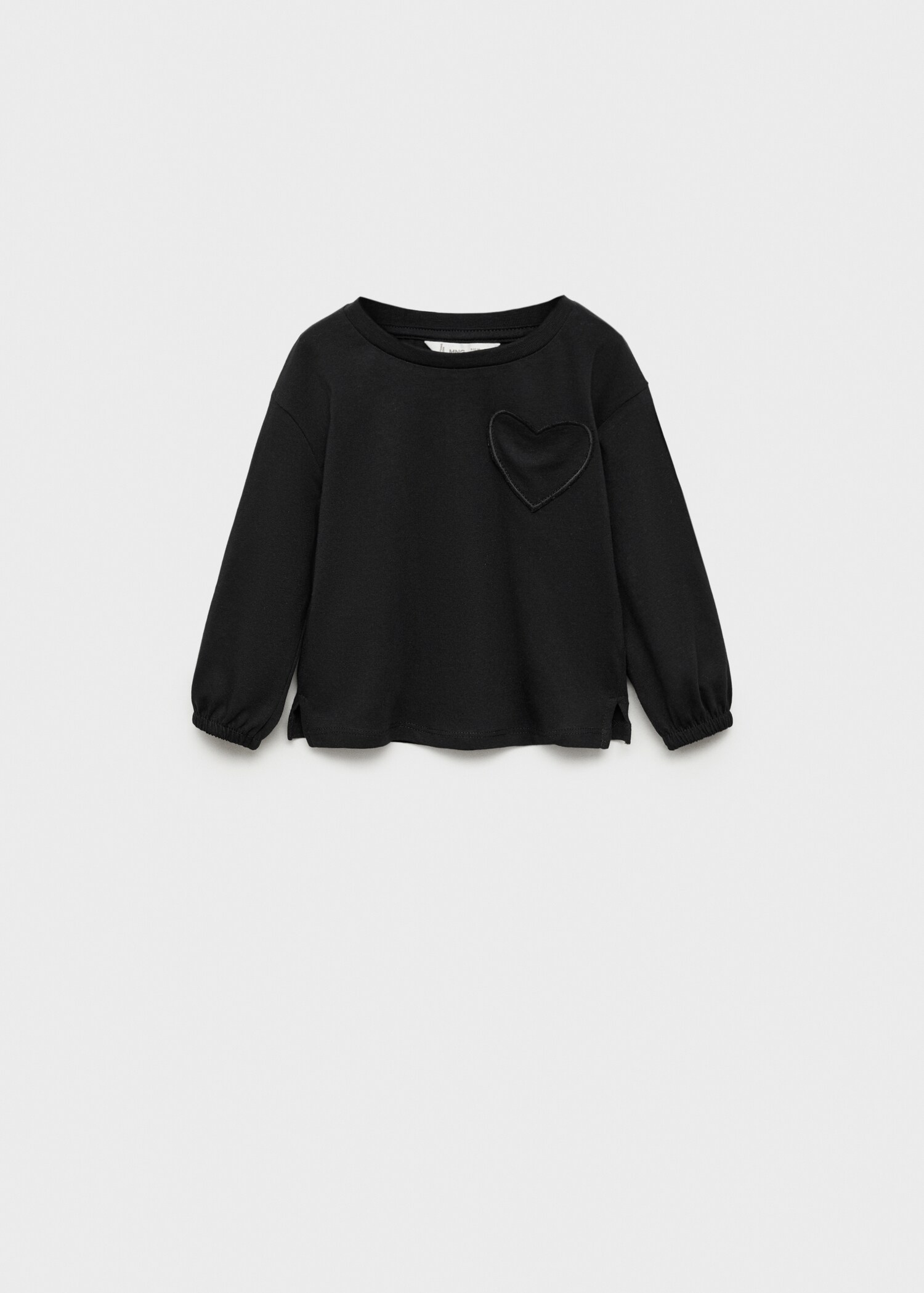 T-shirt cœur brodé - Article sans modèle