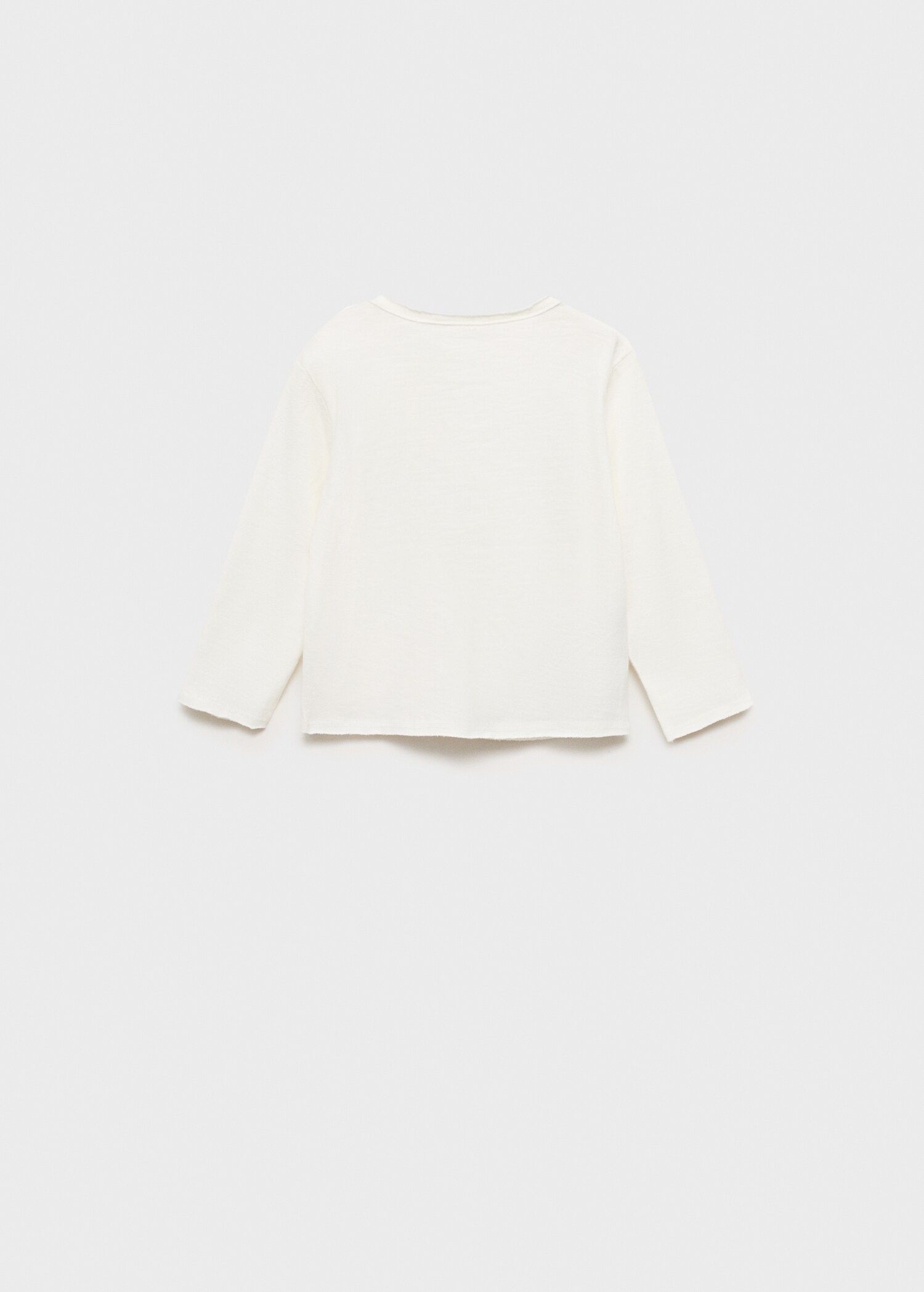 T-shirt with embroidered detail - Reverse of the article