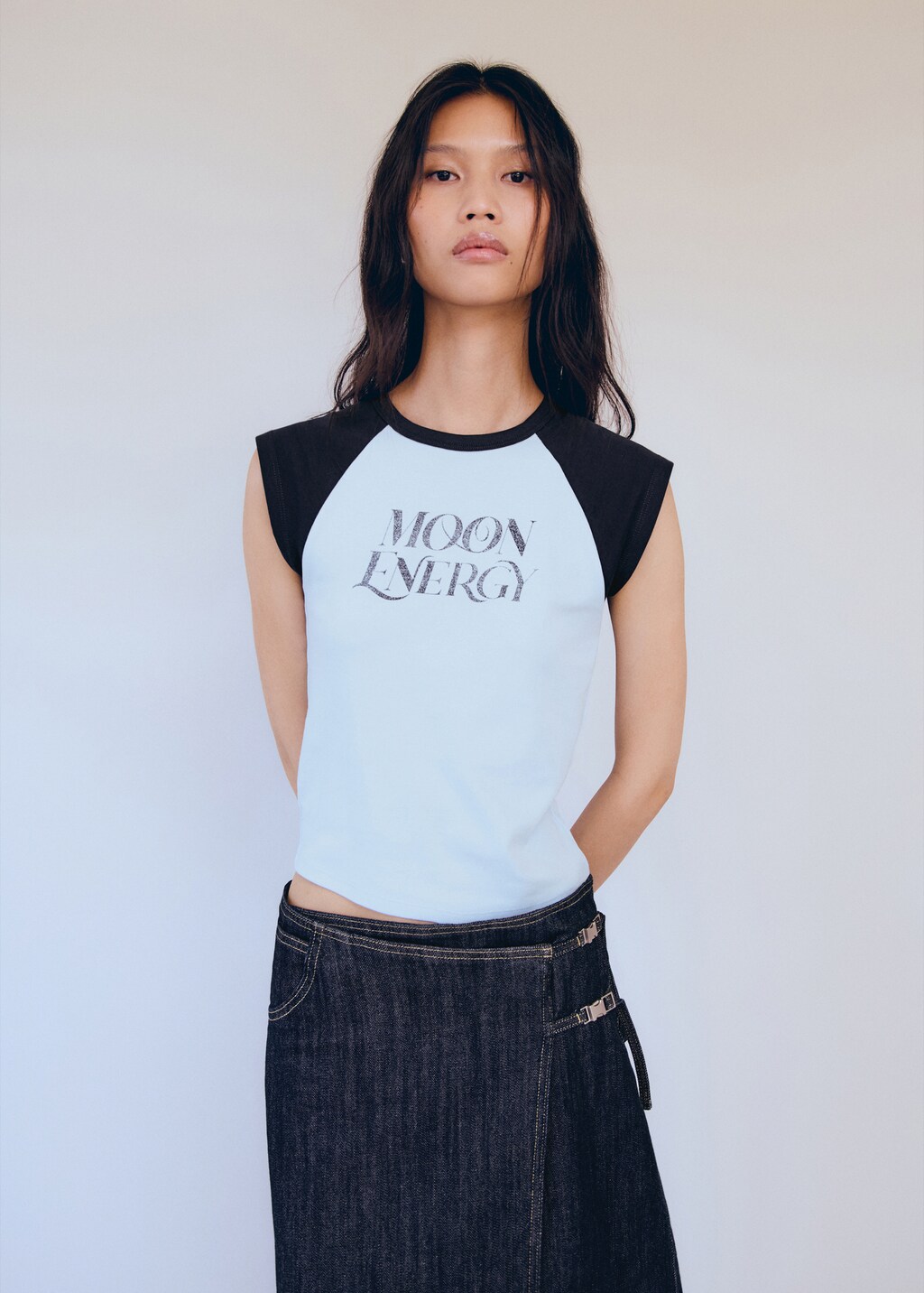Printed cotton-blend T-shirt - image 5